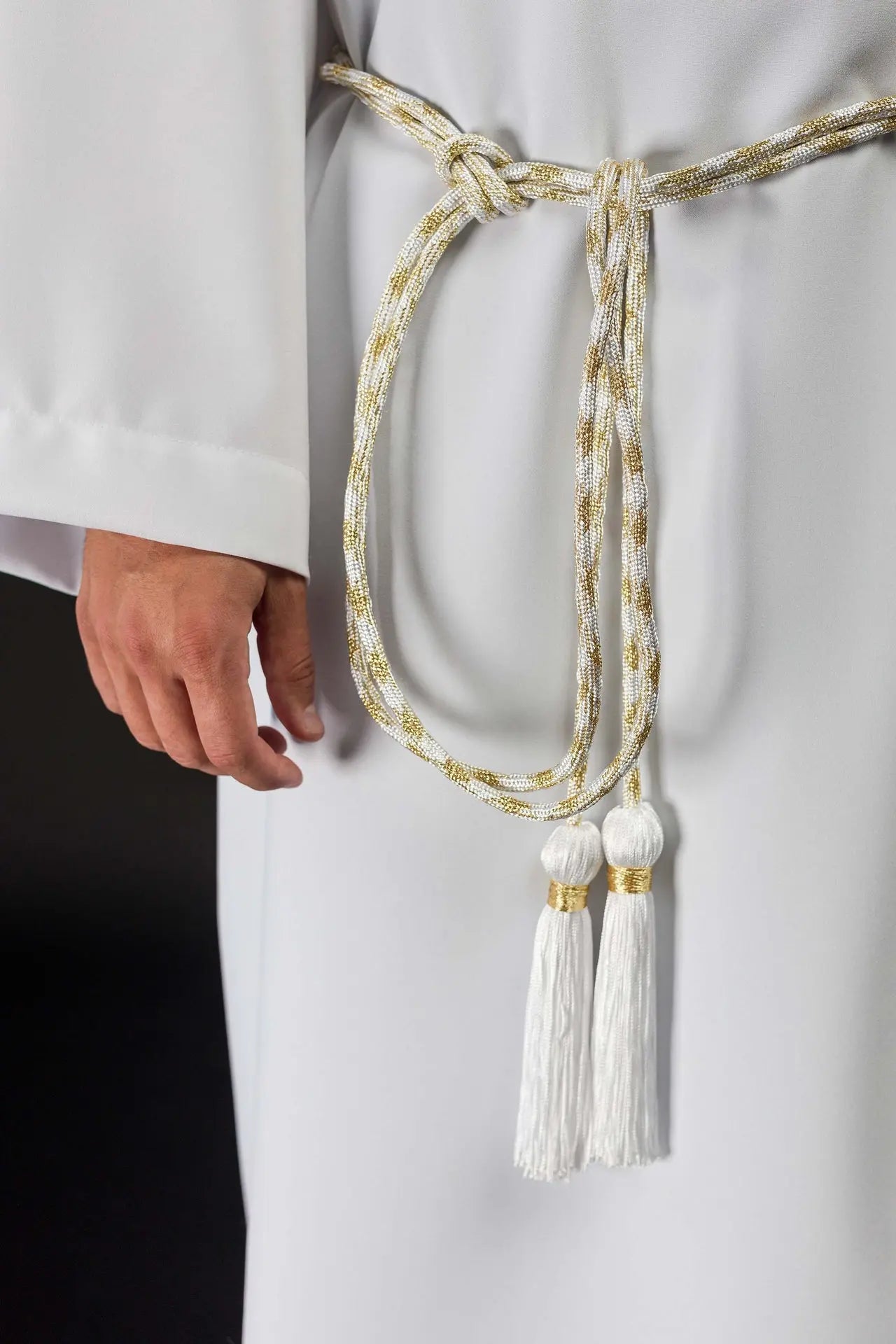 White-Gold Liturgical Cincture