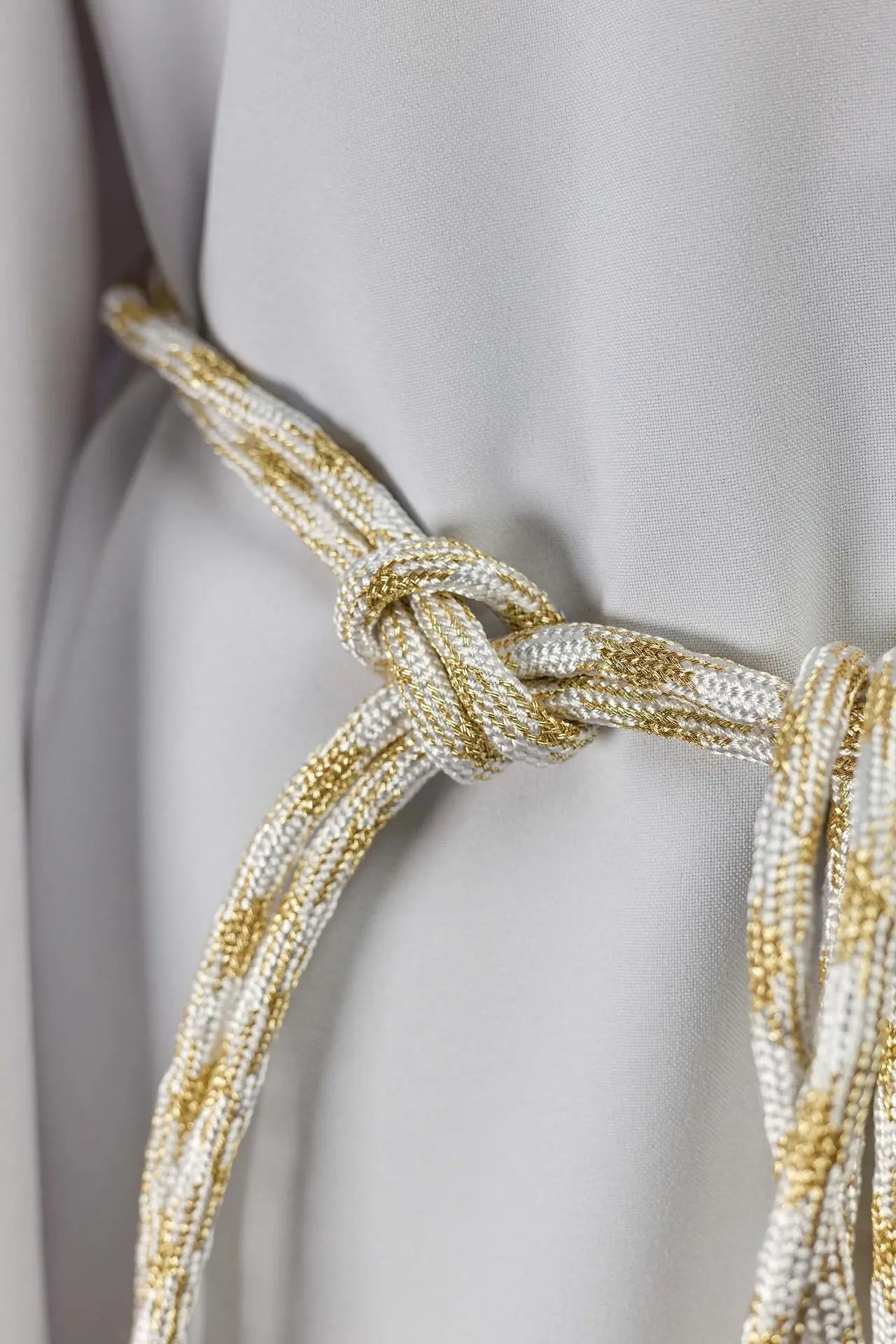 White-Gold Liturgical Cincture
