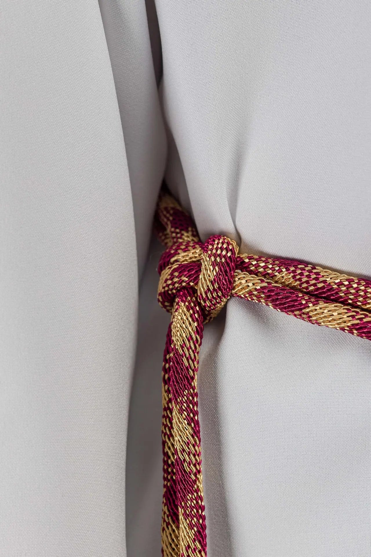 Premium Red-Gold Liturgical Cincture