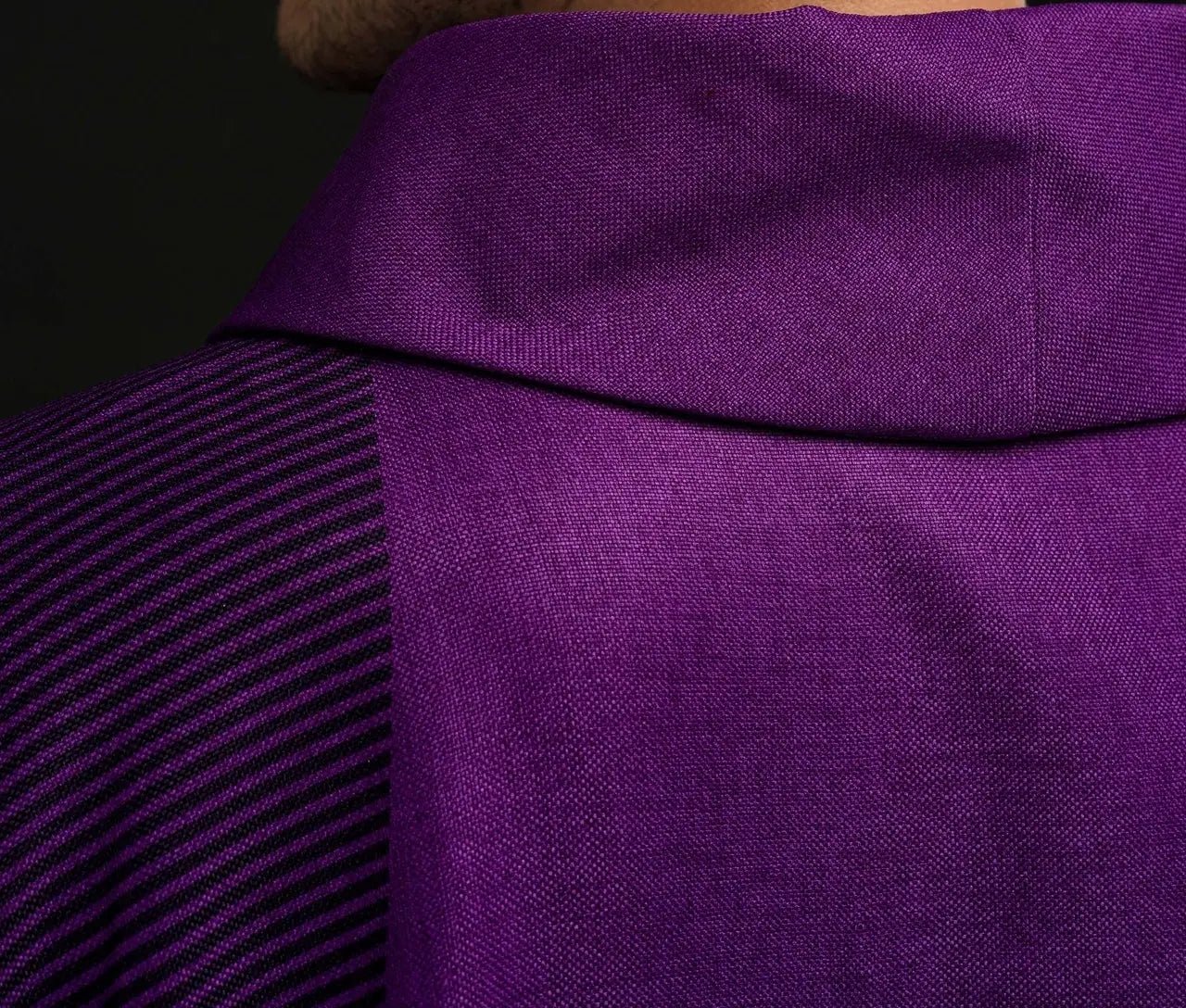 Purple chasuble with Cross