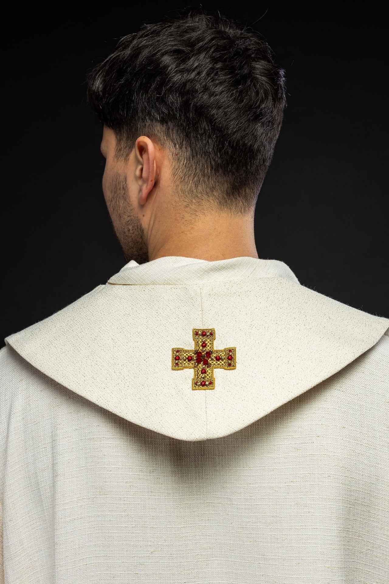 Ręcznie wykonana stuła z naturalnymi kamieniami Handmade 2011 - ORNATY.PL