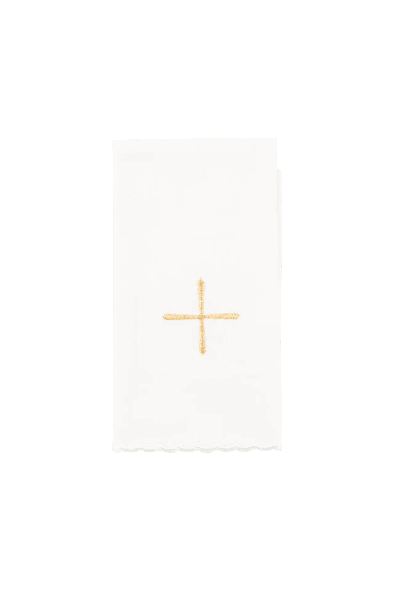 Embroidered chalice linens set red velvet