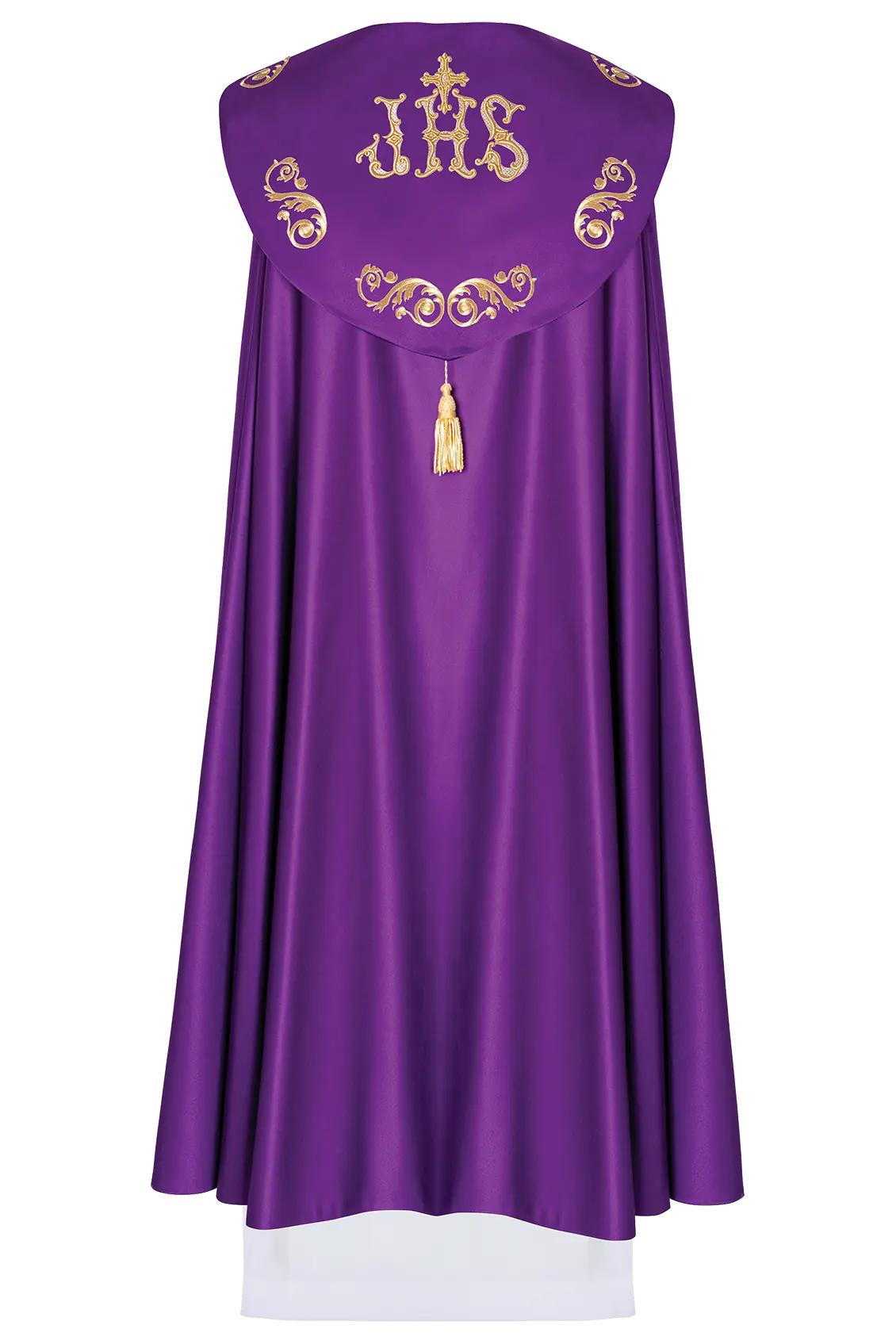 Liturgical cape with rich IHS monogram