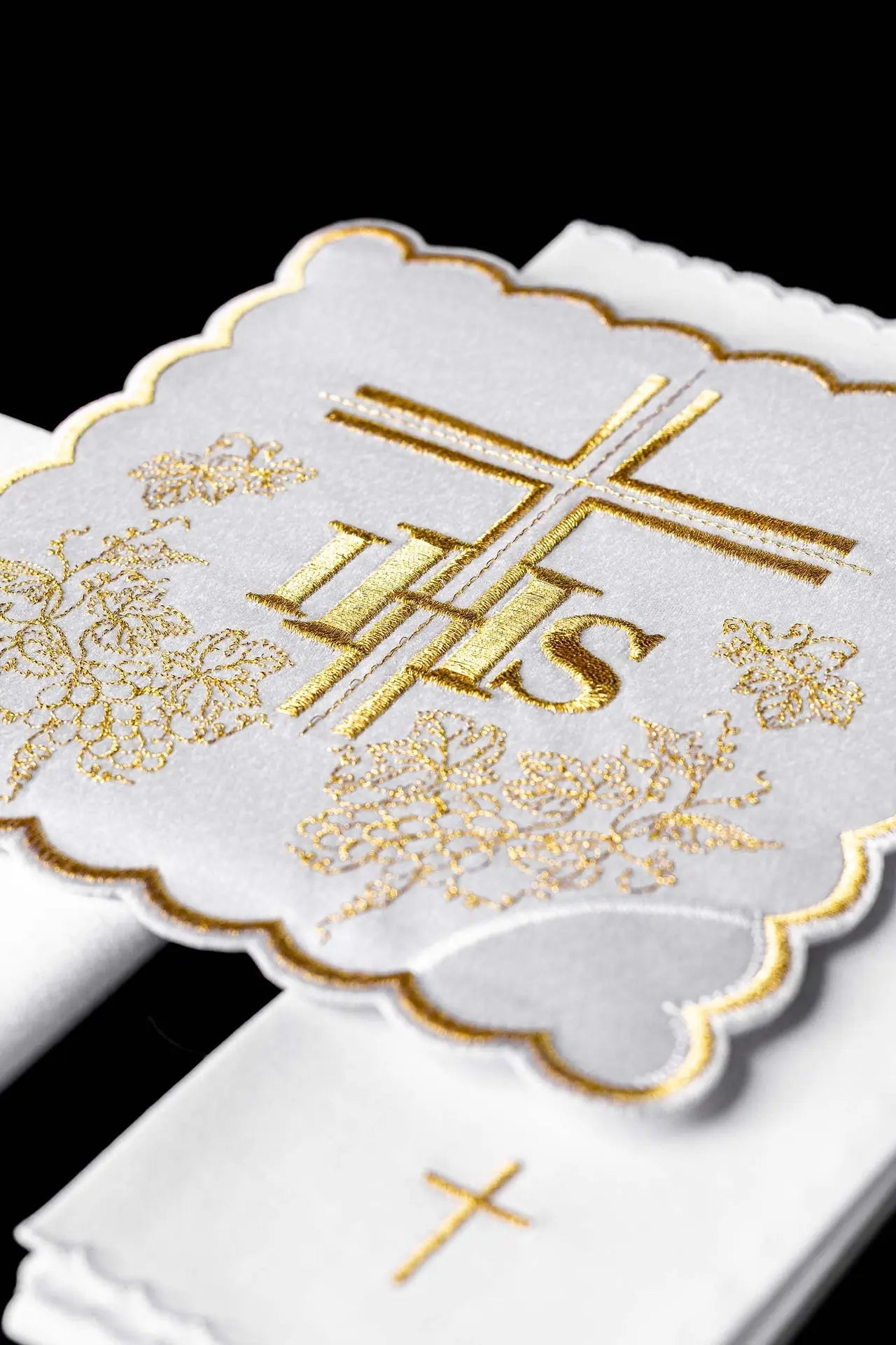 Chalice lingerie with delicate gold embroidery
