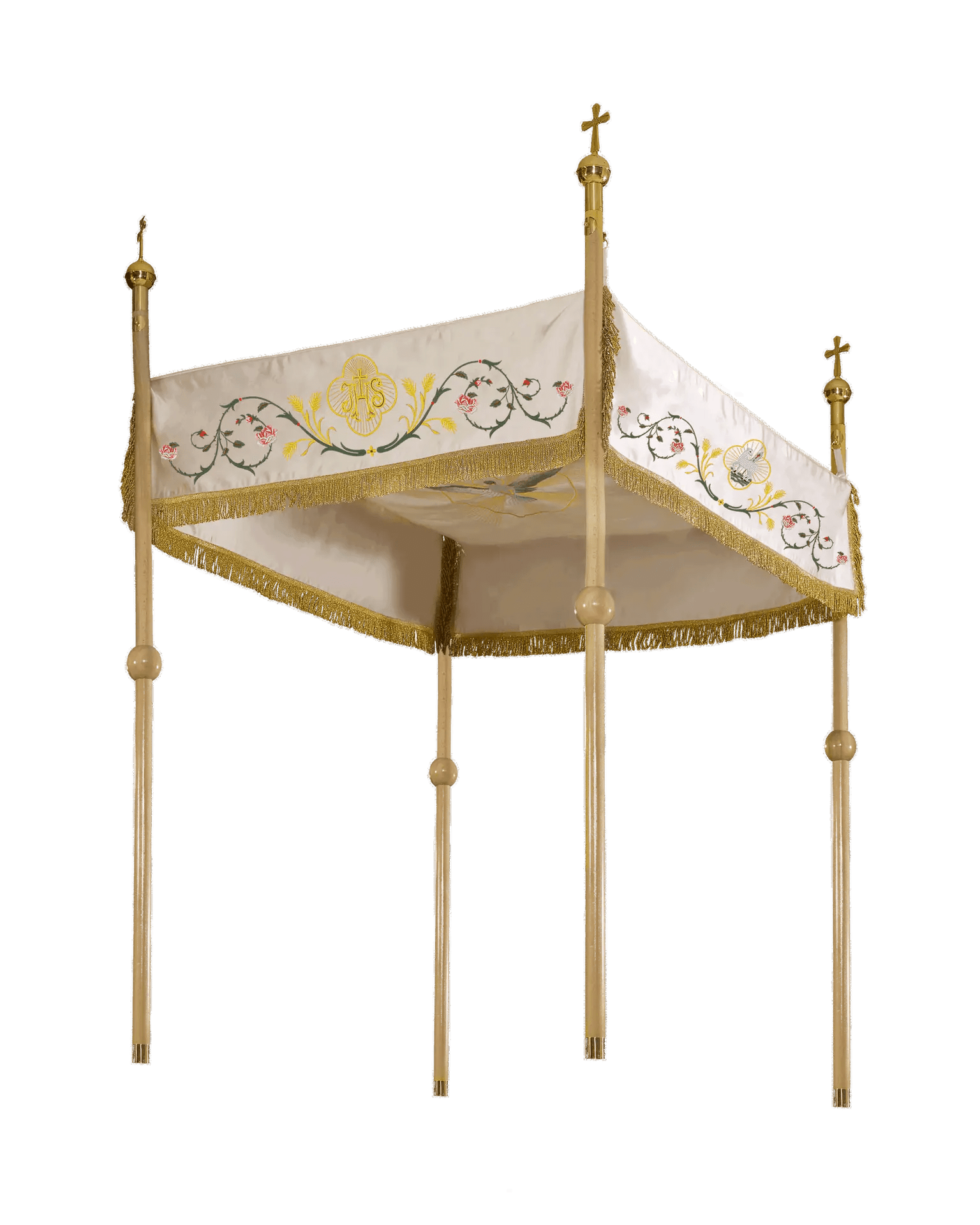 Embroidered baldachin