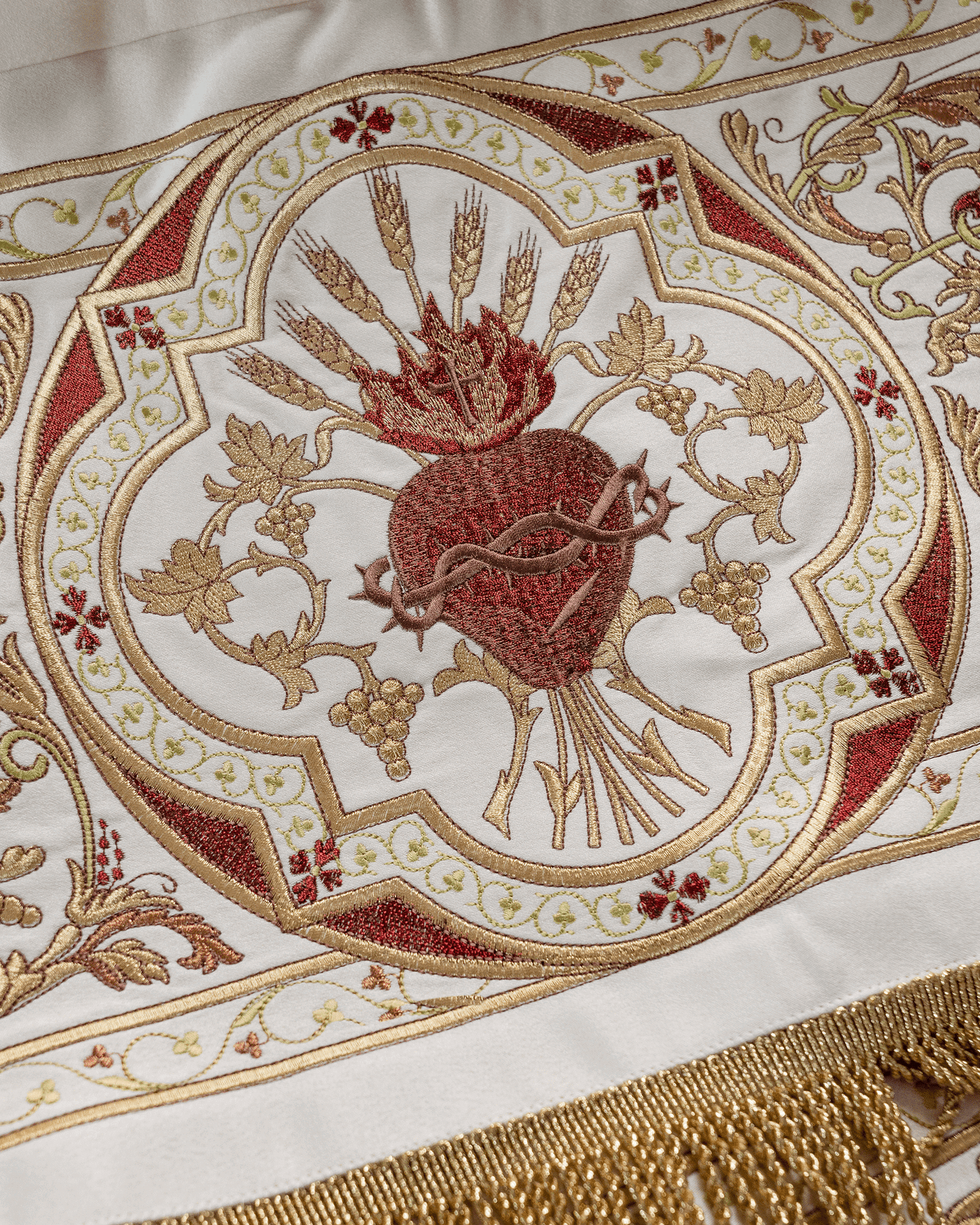 Baldachim haftowany duży