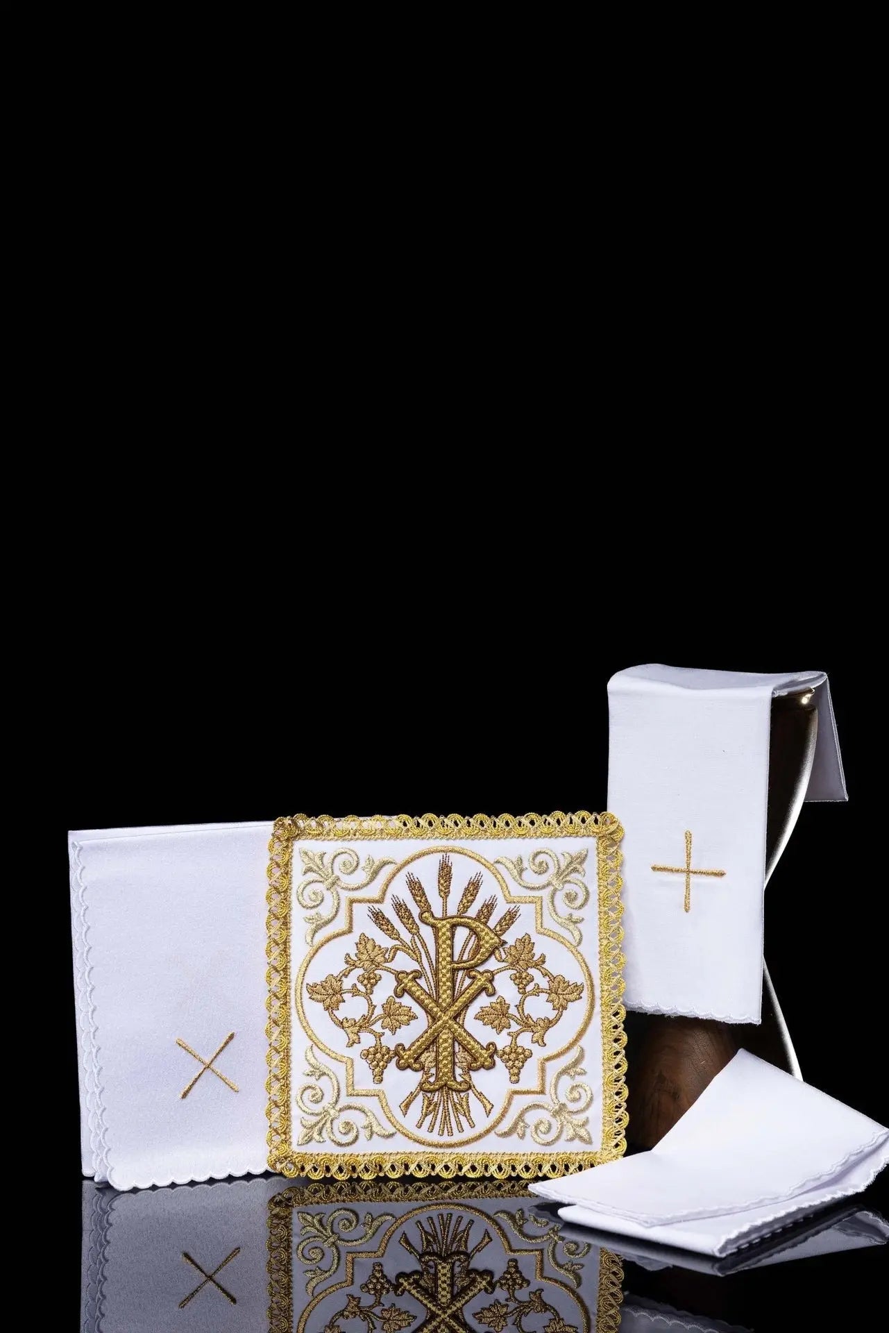 Chalice Linen Set with Embroidered PAX Symbol – Peace of Christ Collection