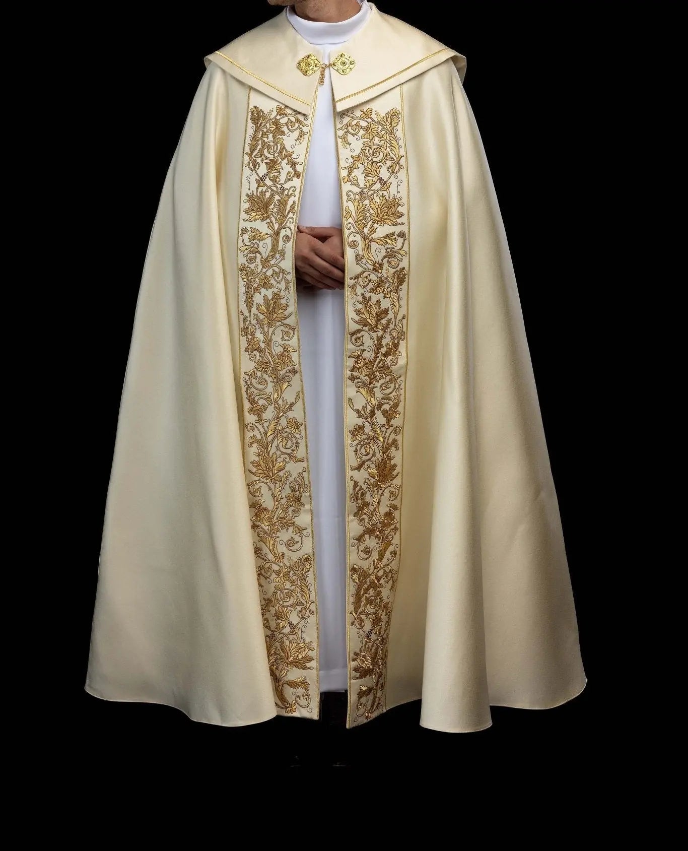 Liturgical Cope with Sacred Heart of Jesus Embroidery