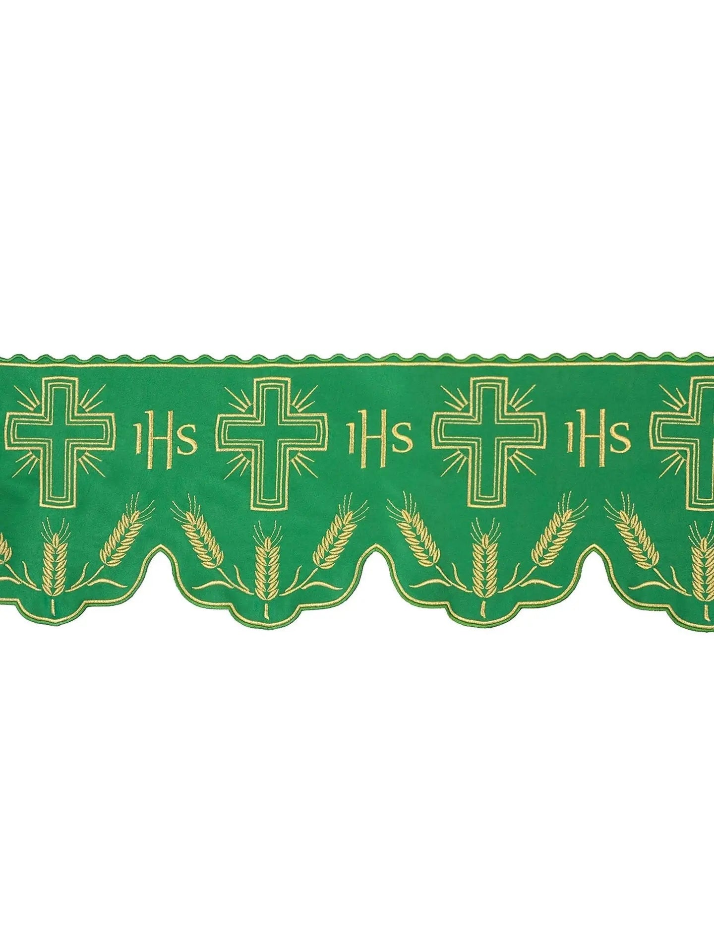Metre with IHS monogram in ecru with cross motif