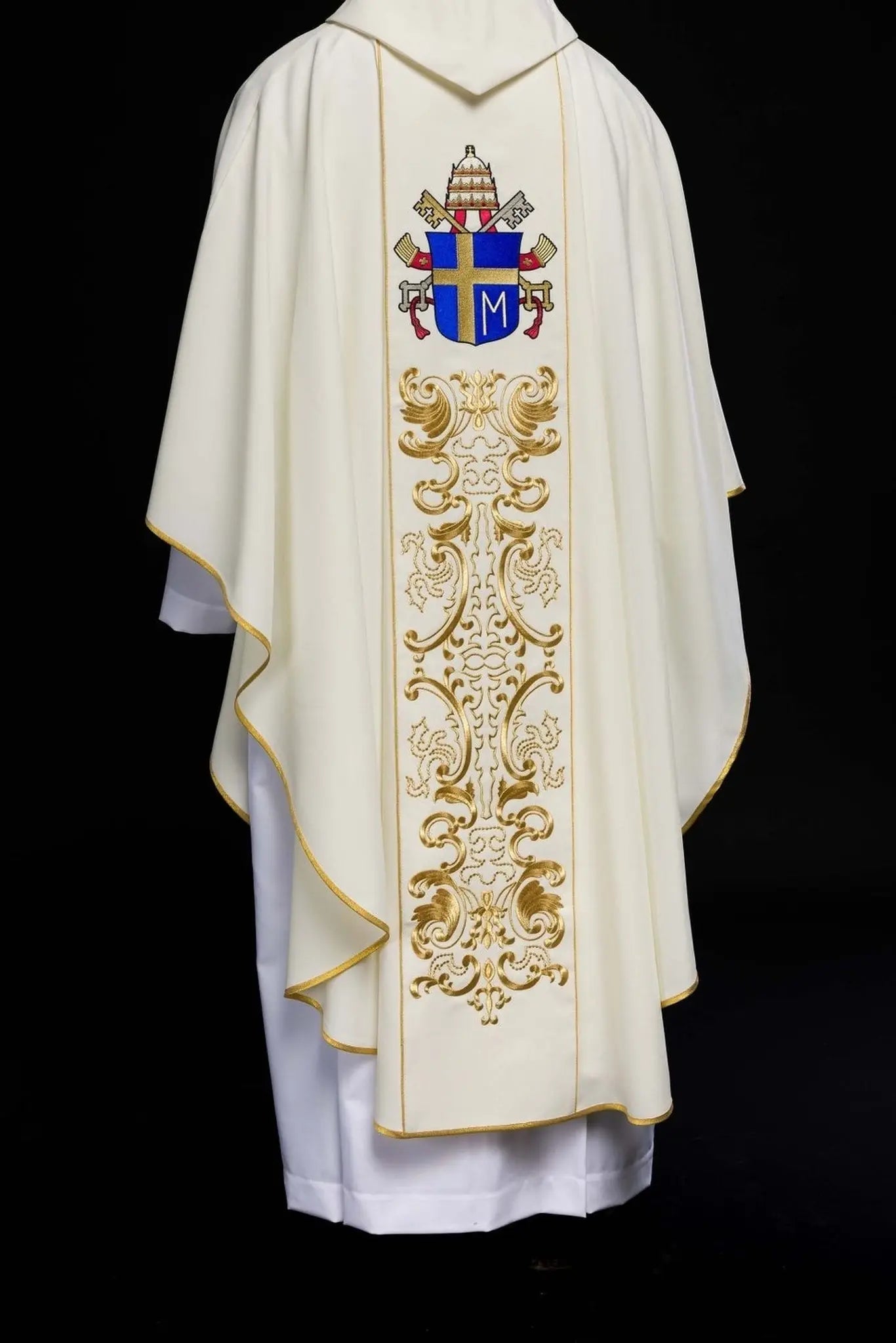 Chasuble with an image of Pope John Paul II