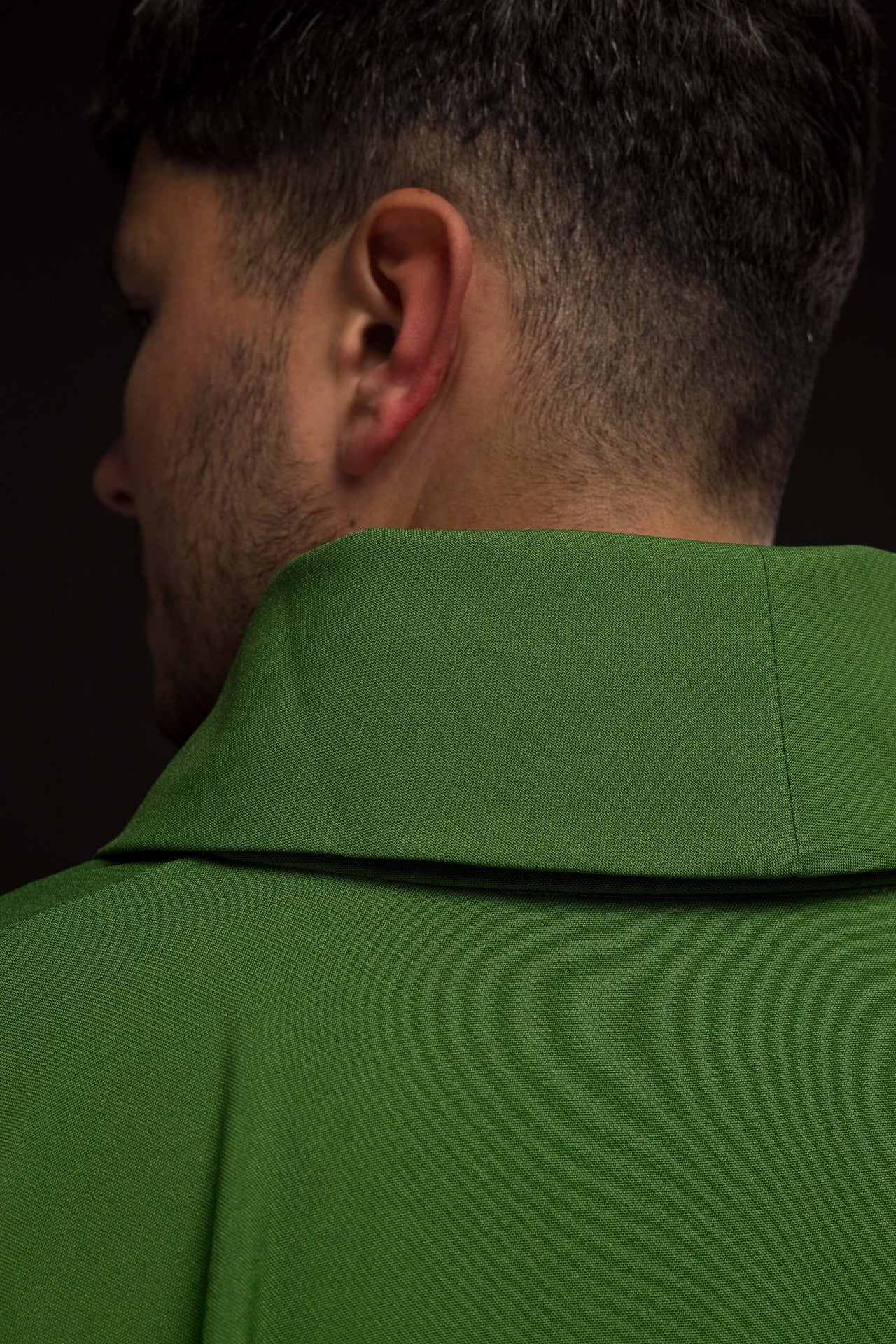 Zielony ornat z haftem Krzyża i Kłosów