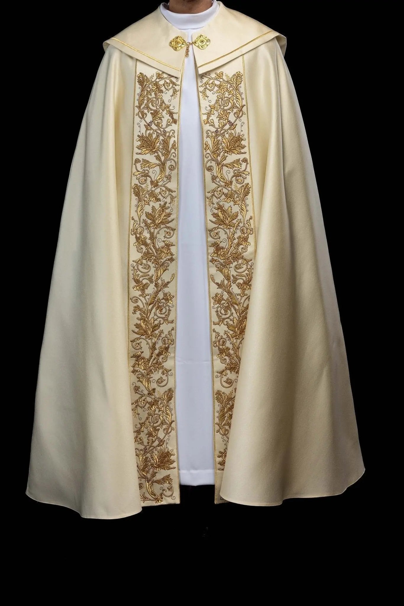Liturgical Cope with Sacred Heart of Jesus Embroidery