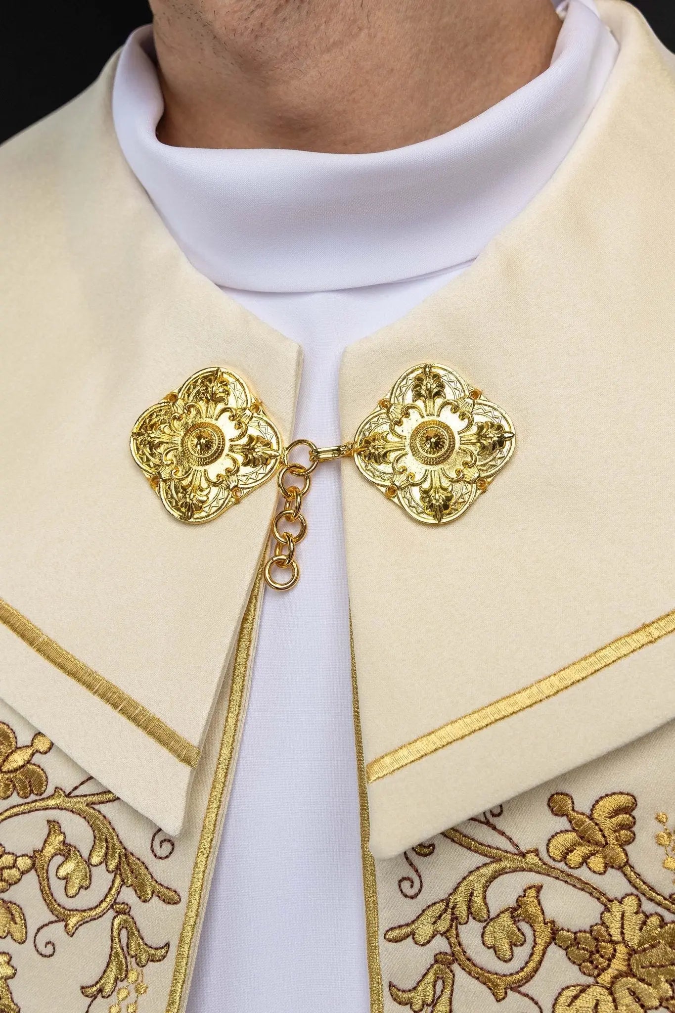 Liturgical Cope with Sacred Heart of Jesus Embroidery