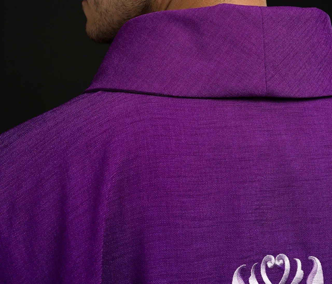 Purple chasuble with embroidery of the Cross