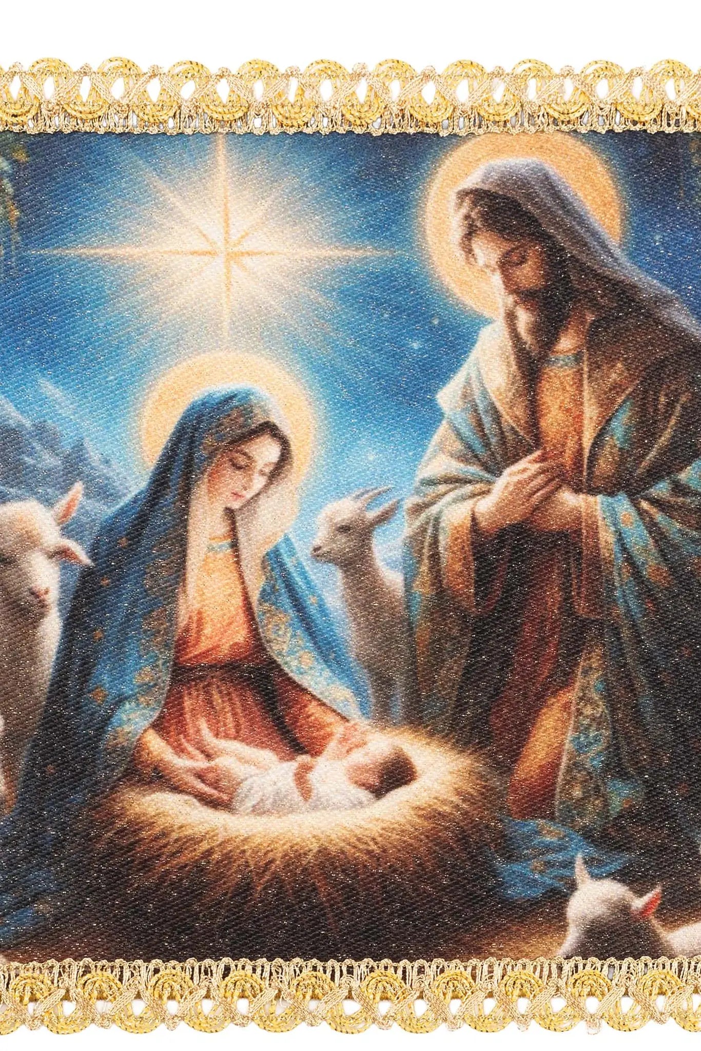 Christmas Pall with the Image of the Holy Family