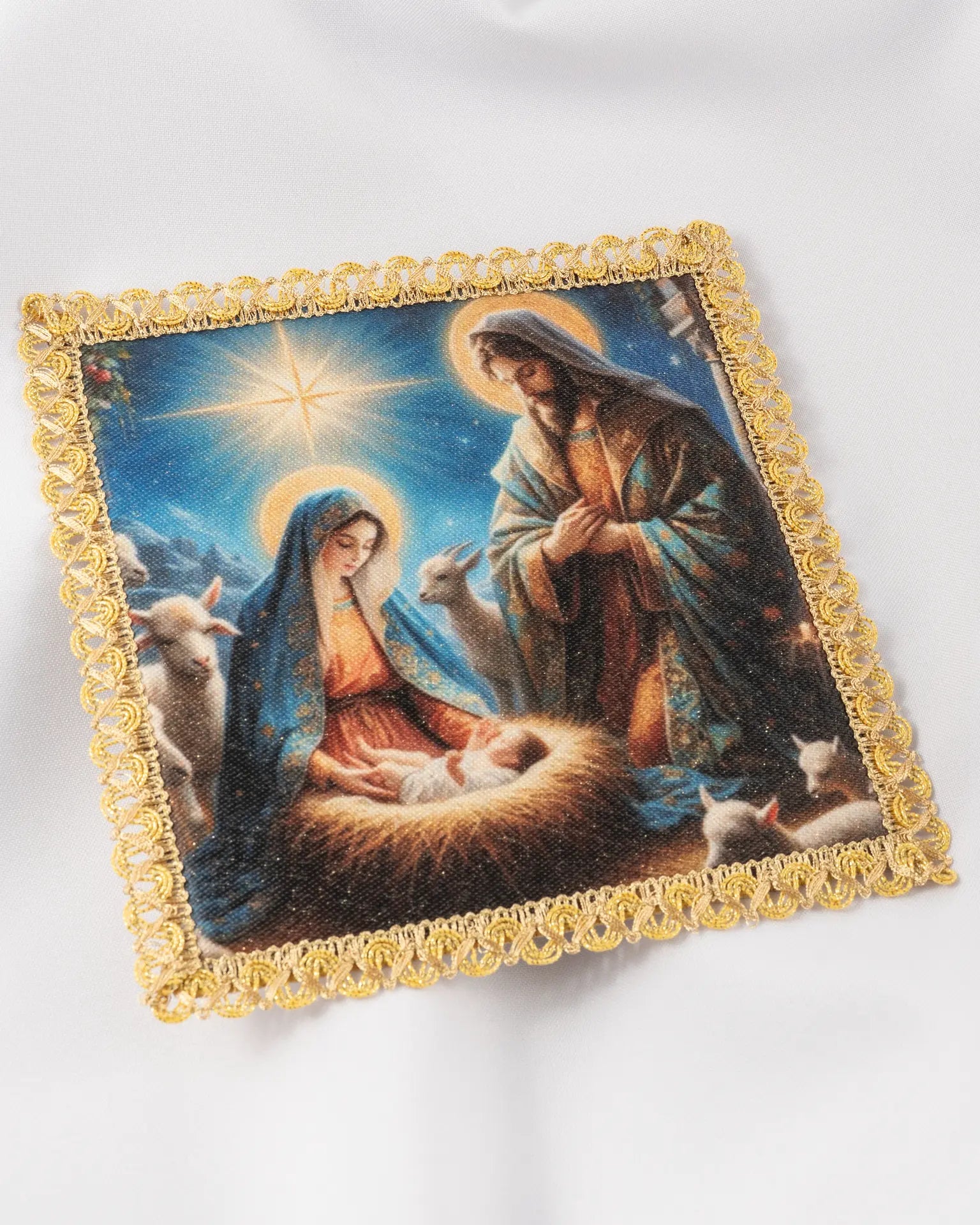 Christmas Pall with the Image of the Holy Family