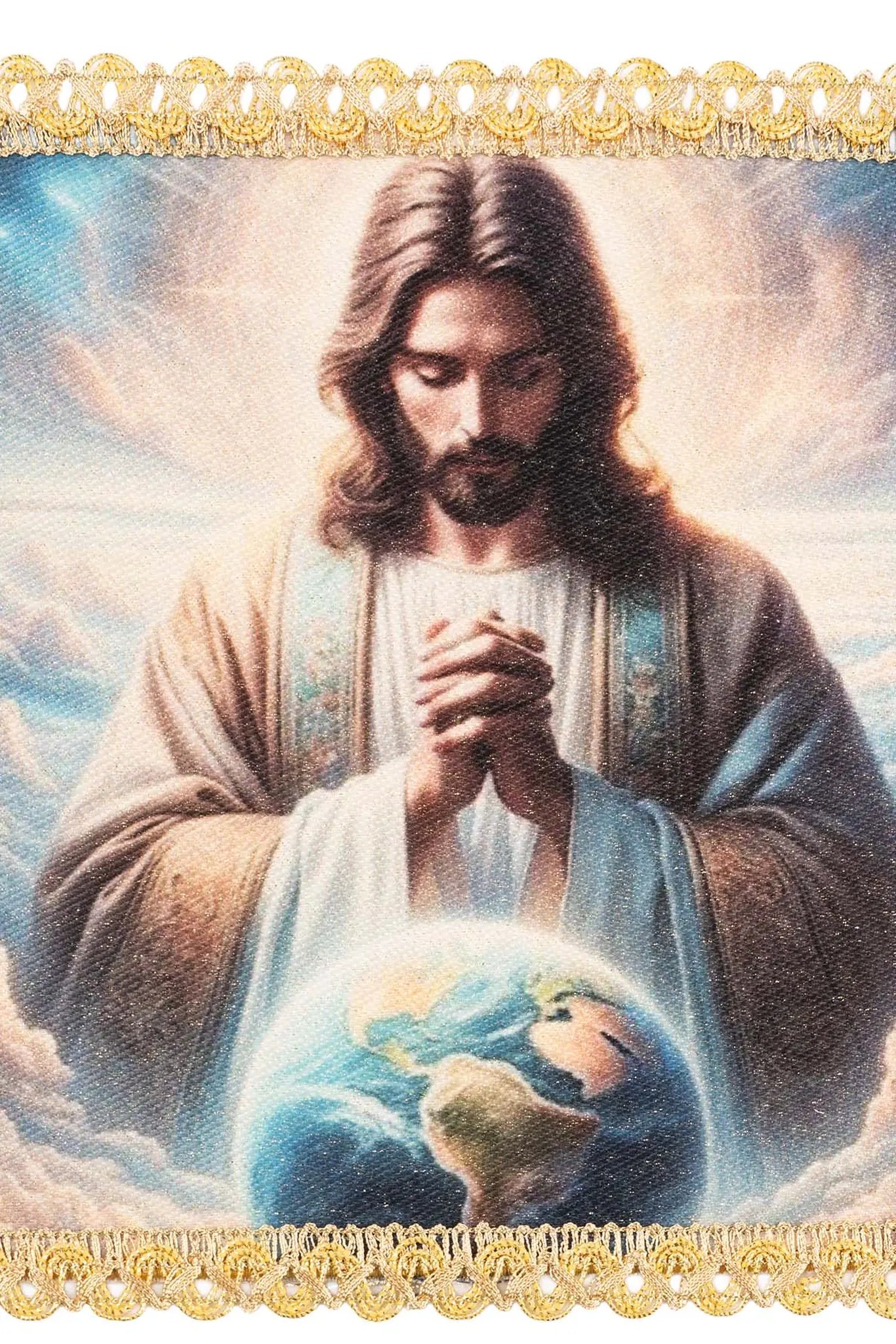 Pall with the image of Christ the King of the Universe