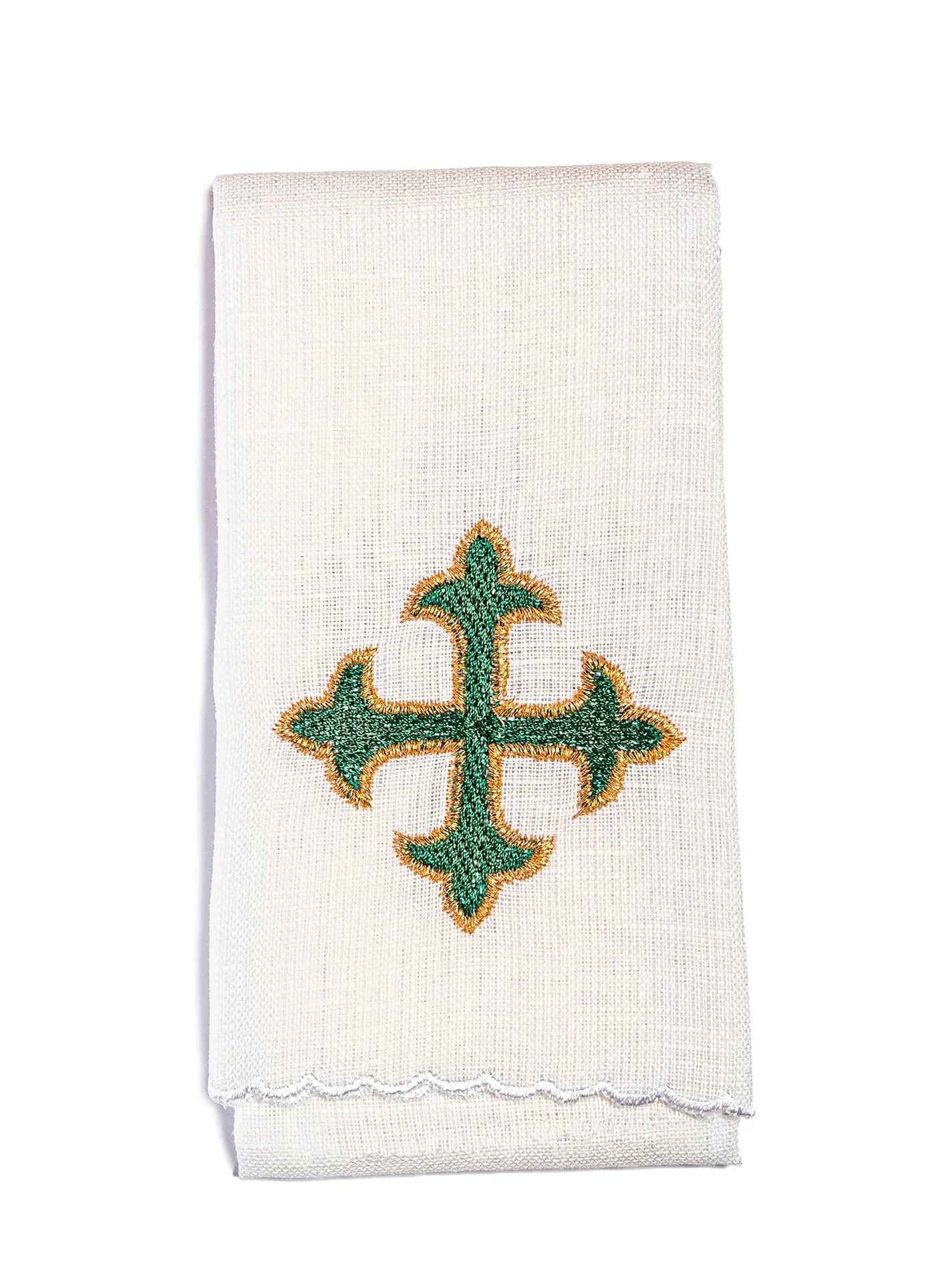 Linen chalice linen embroidered Cross