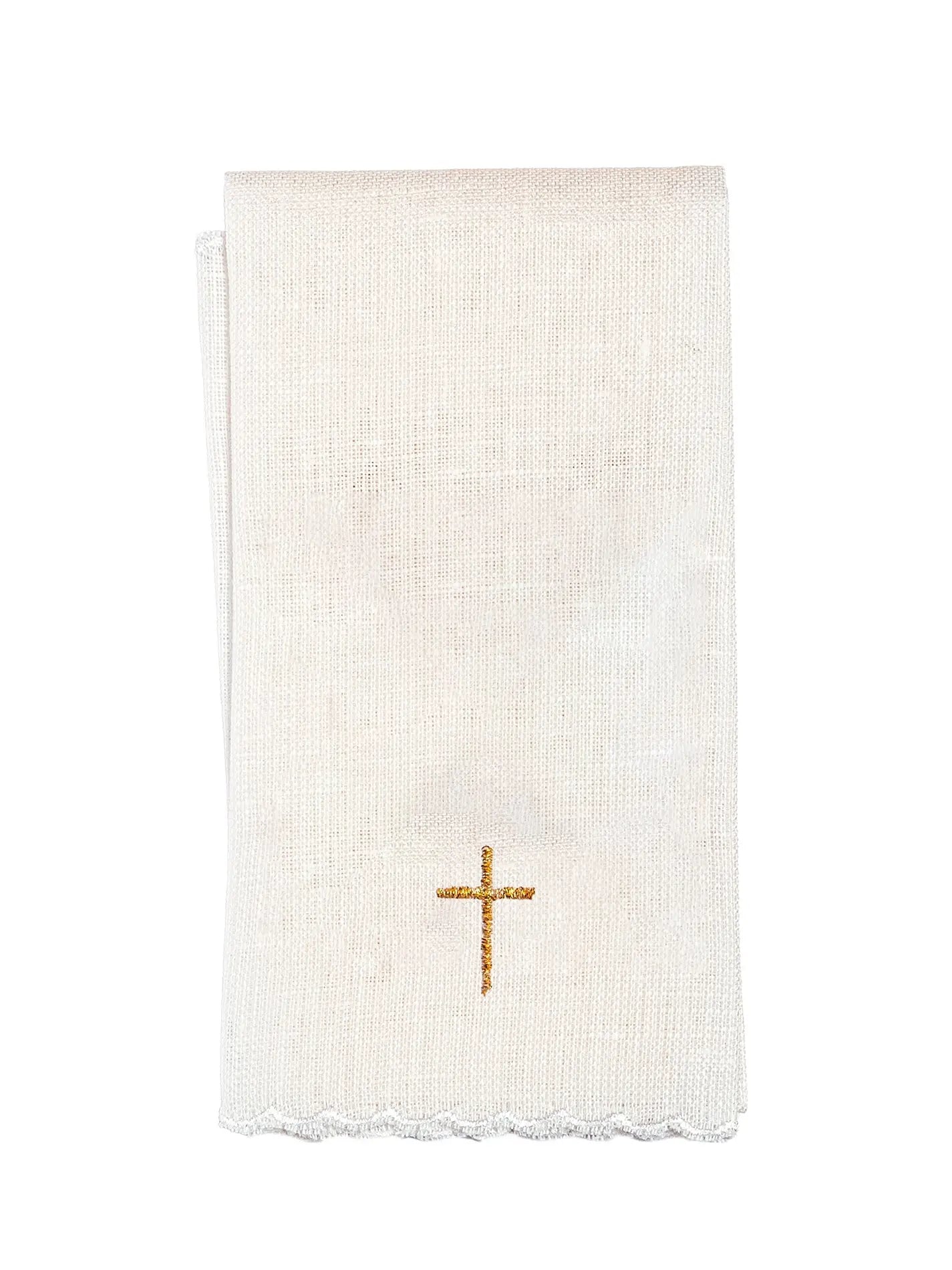 Linen chalice linen embroidered Grape IHS
