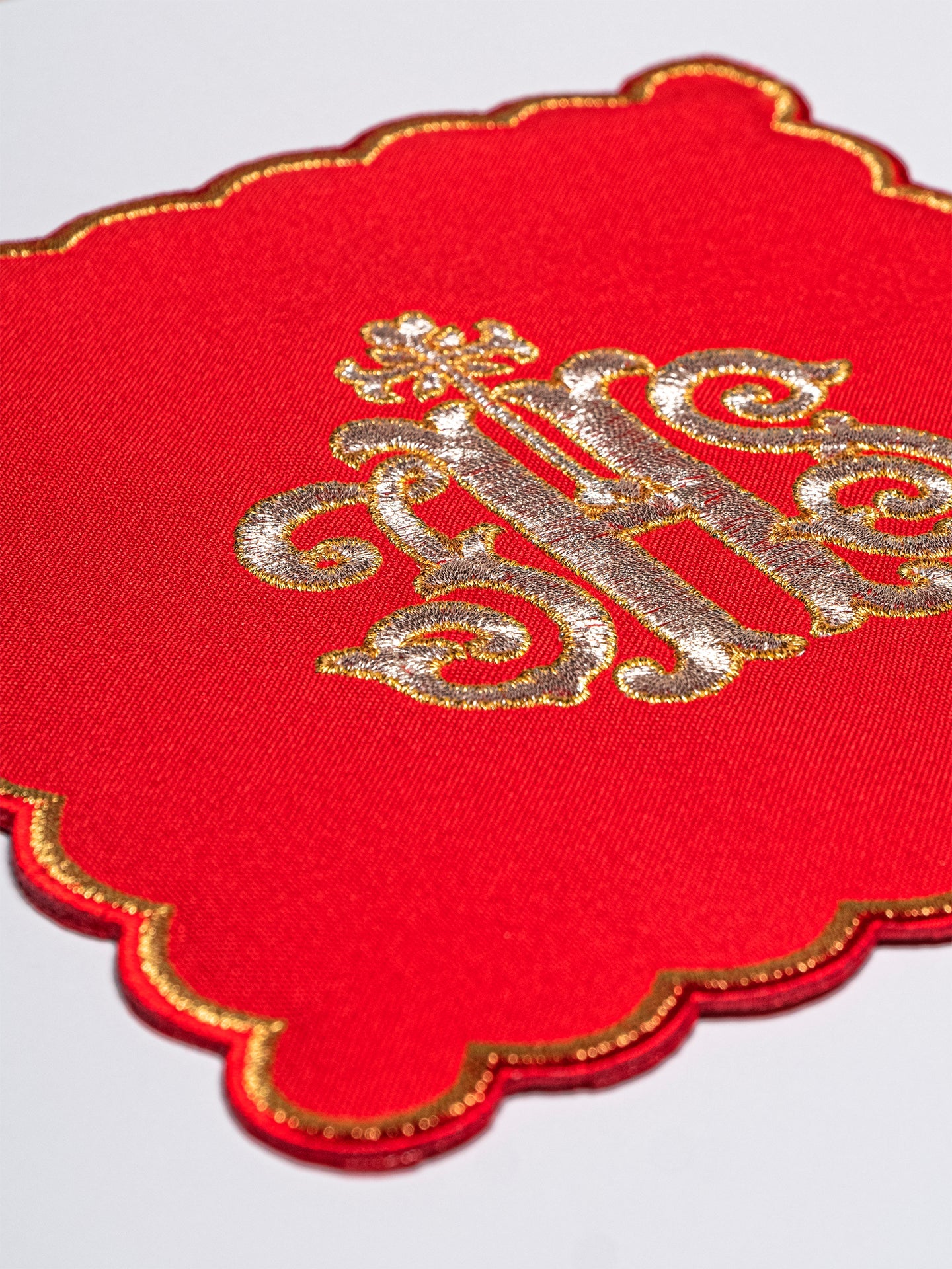 Zestaw palek z symbolem IHS w czterech kolorach liturgicznych - ORNATY.PL