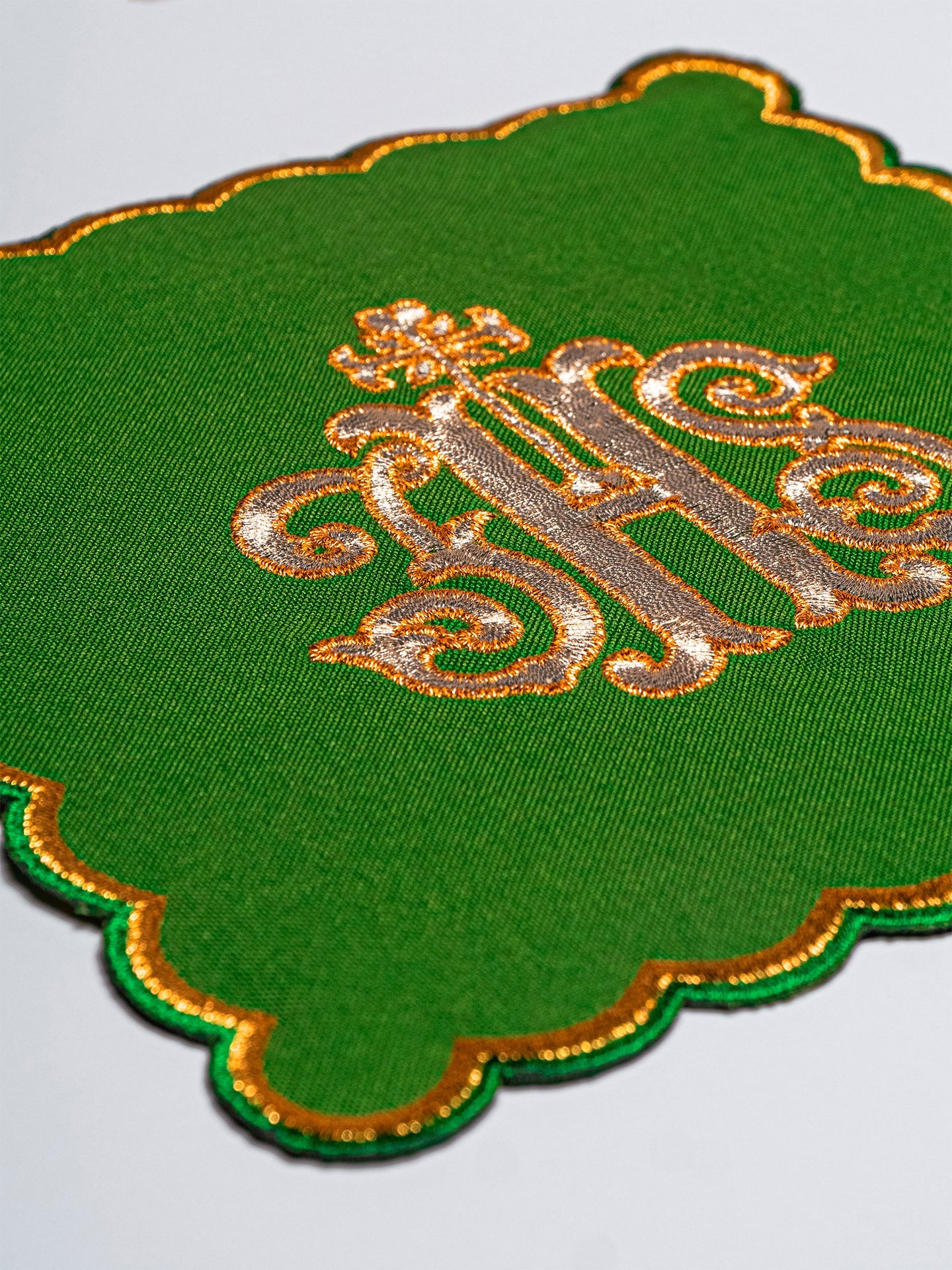 Zestaw palek z symbolem IHS w czterech kolorach liturgicznych - ORNATY.PL