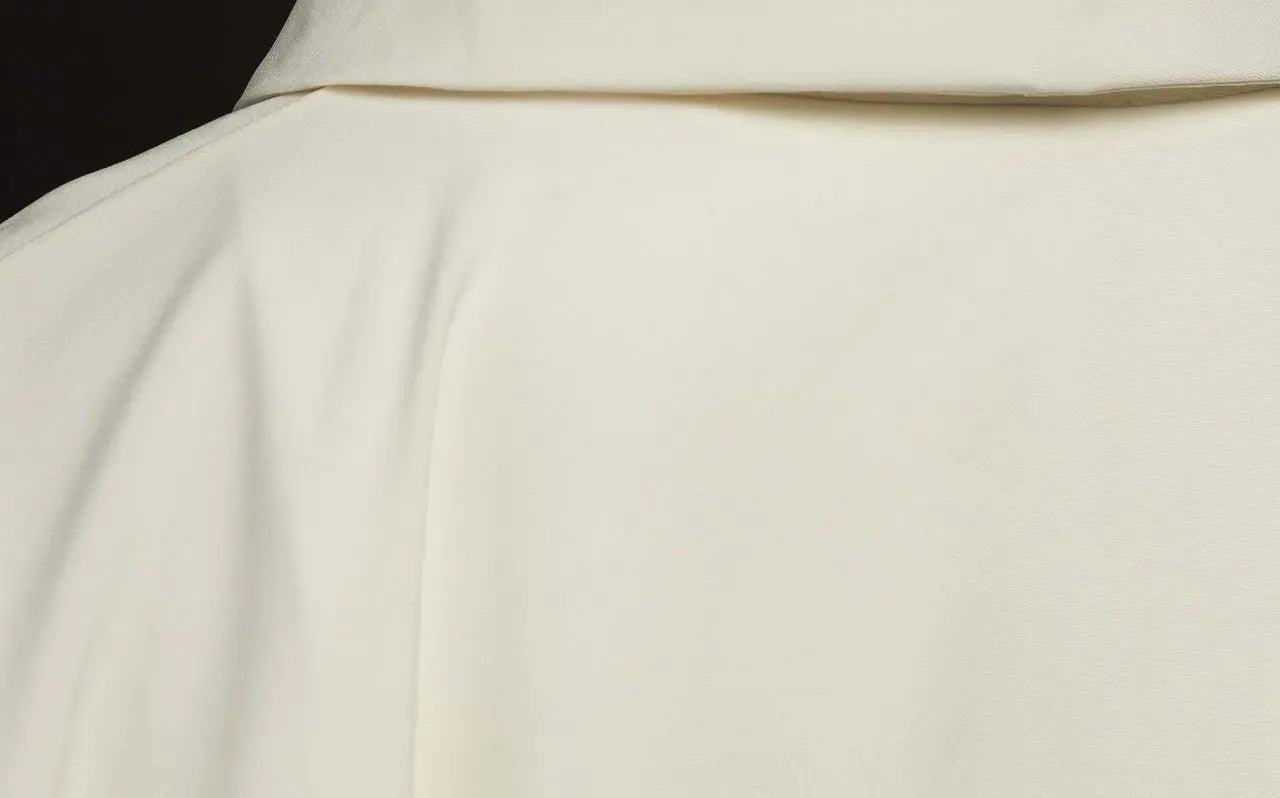 Embroidered chasuble in ecru