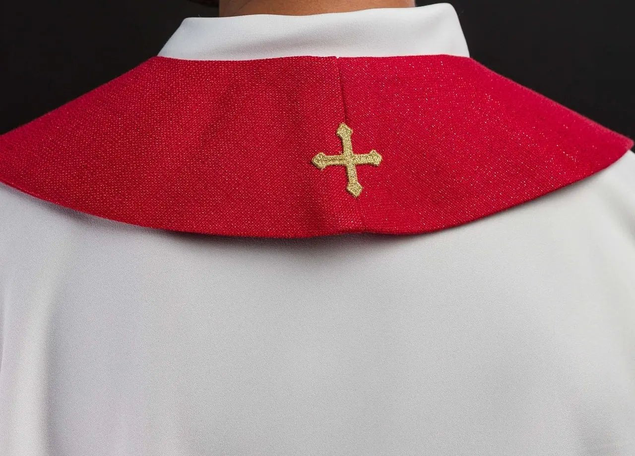 Richly Embroidered Stole with the Image of St. Florian