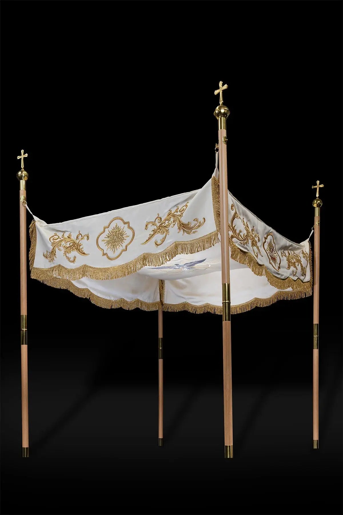 Embroidered baldachin 140 cm x 160 cm - HAFTINA ATELIER