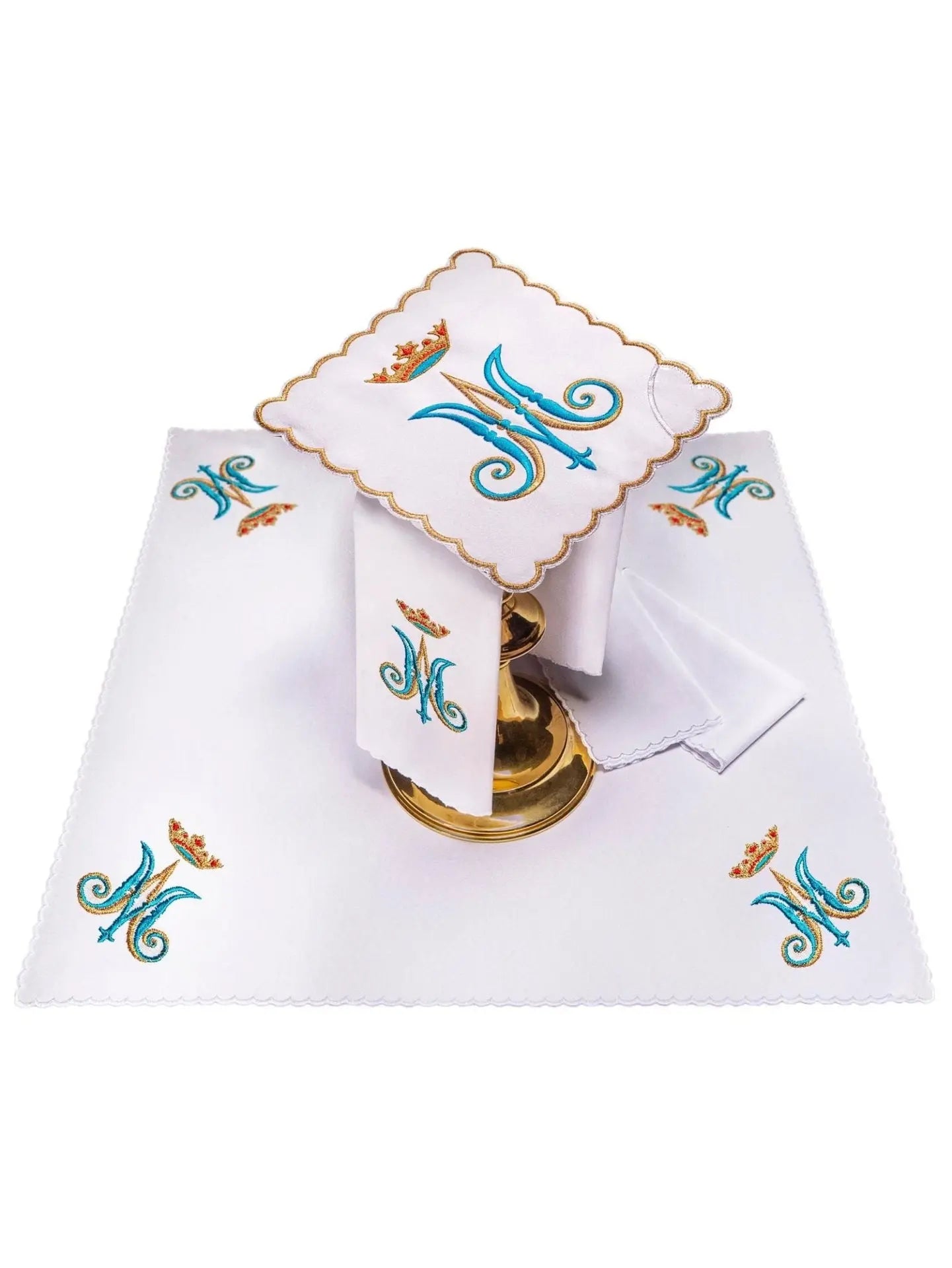 Embroidered chalice linen Marian