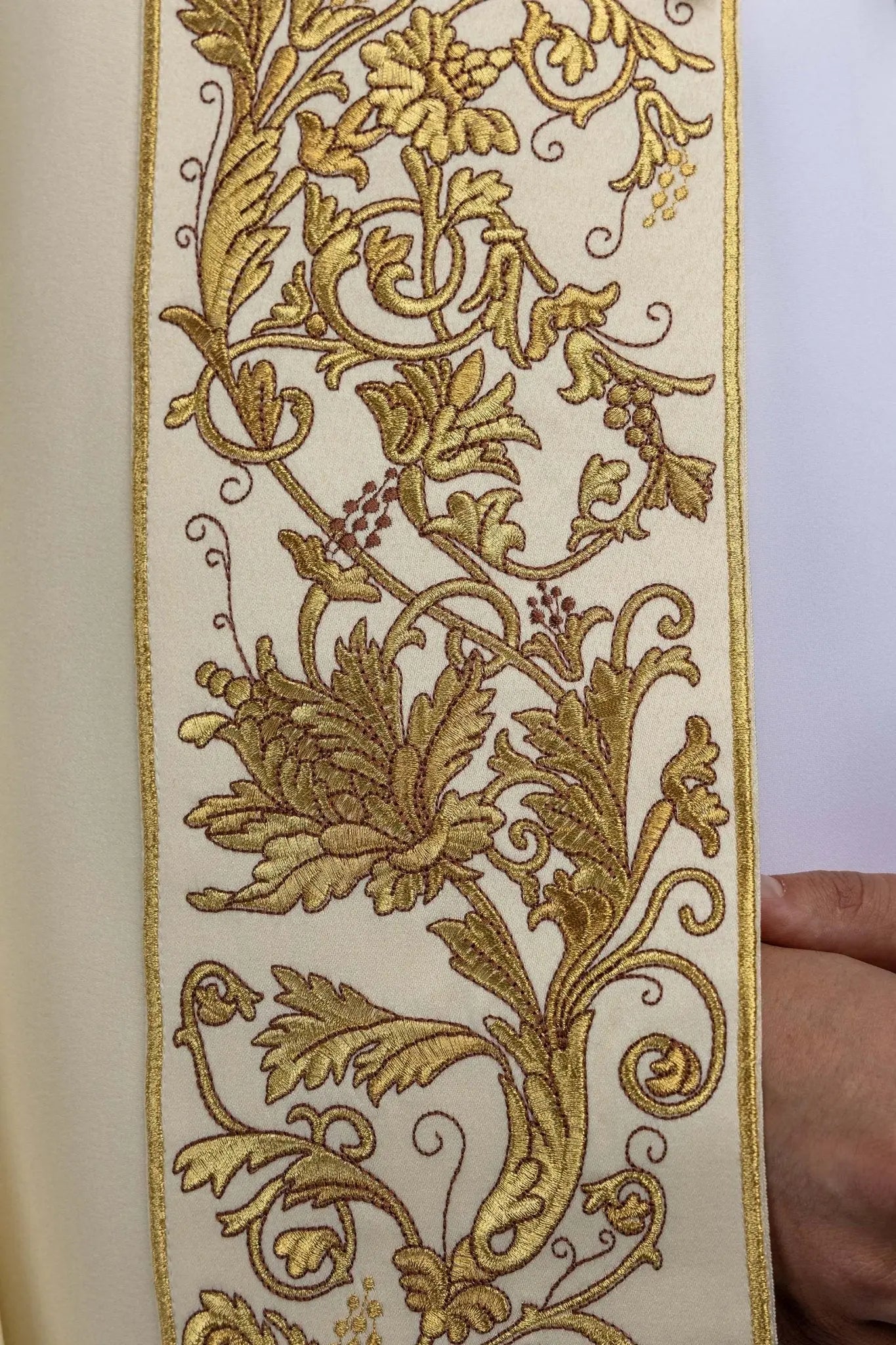 Liturgical Cope with Sacred Heart of Jesus Embroidery