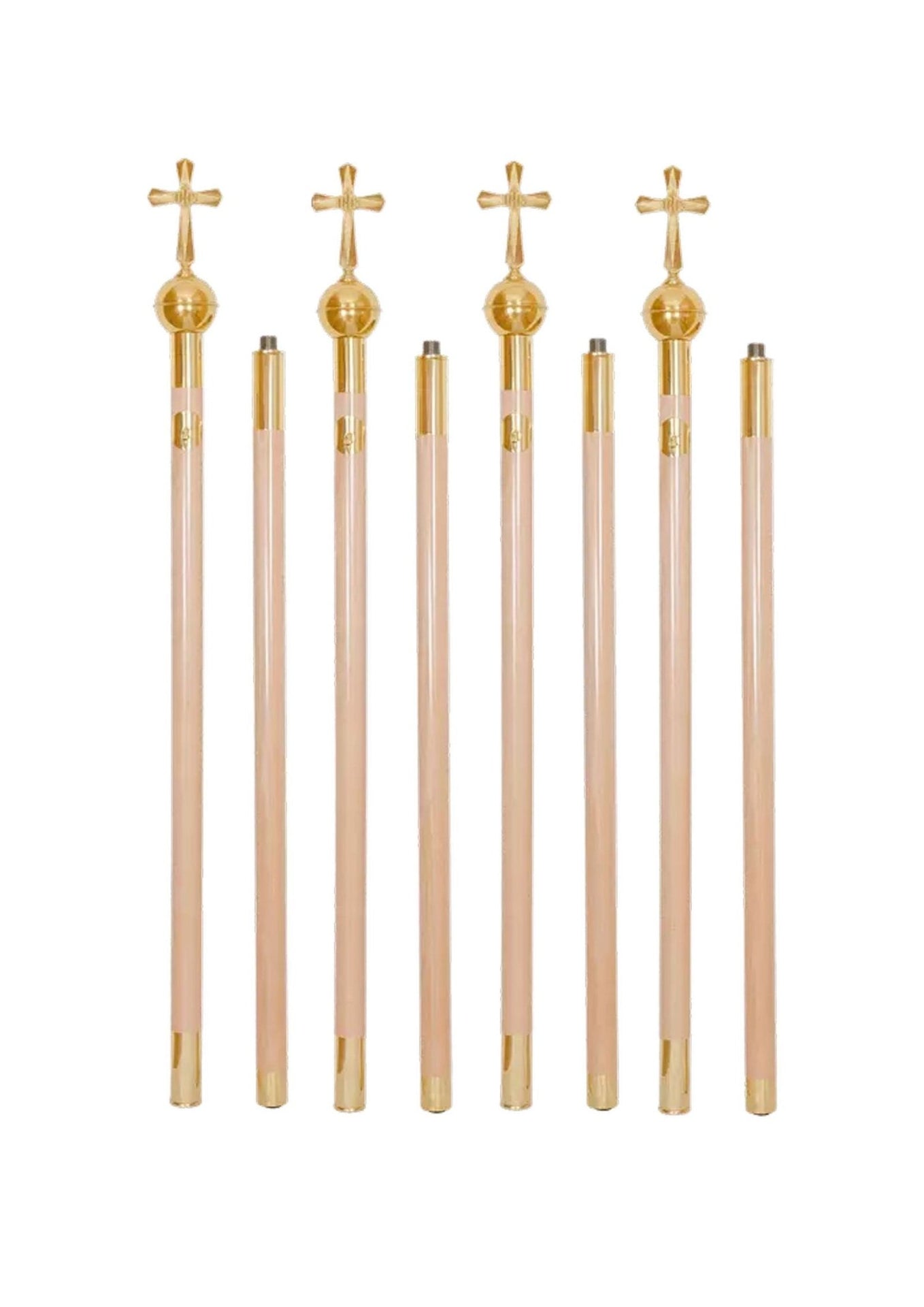 Drzewce do baldachimu skręcane