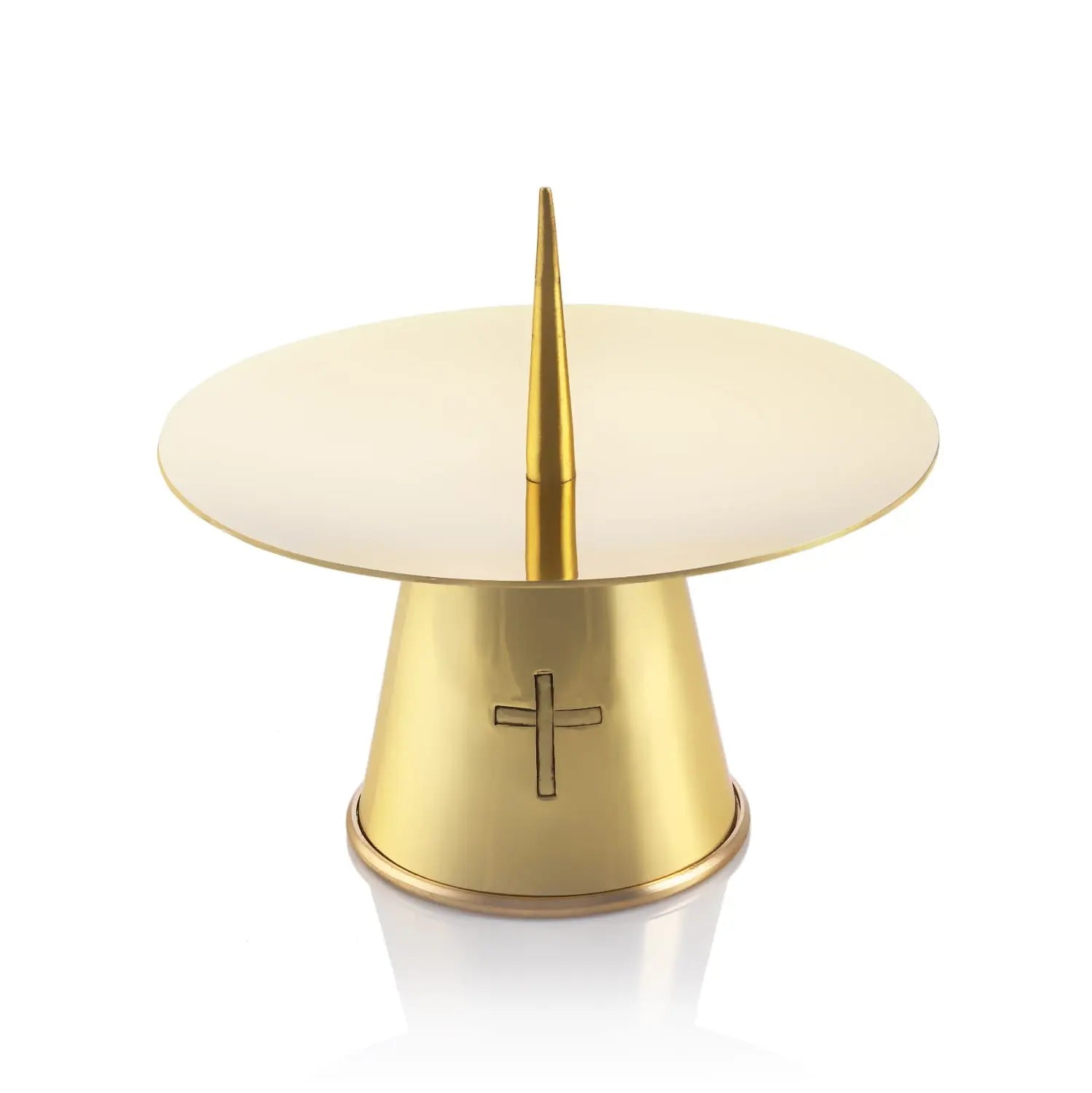 Brass Candlestick in a Minimalist Design