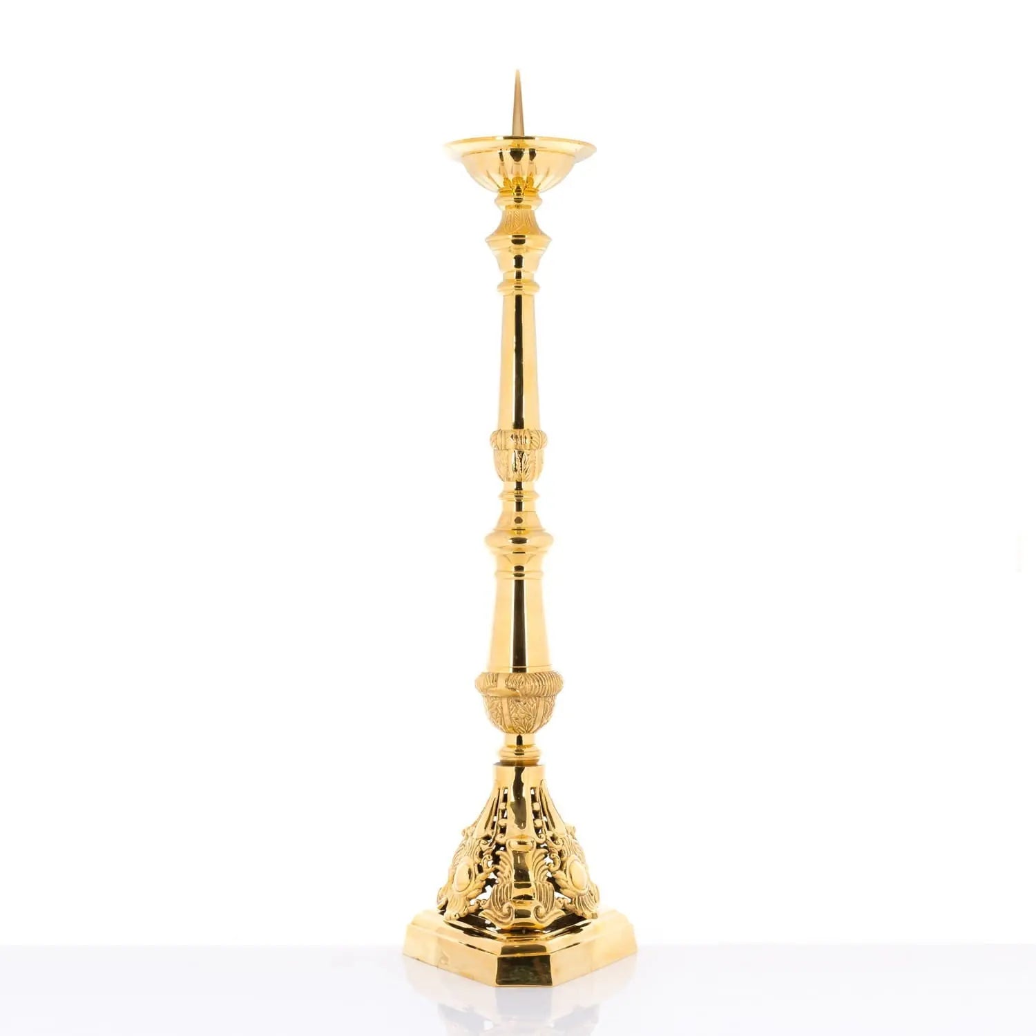 Brass Altar Candlestick – 80 cm