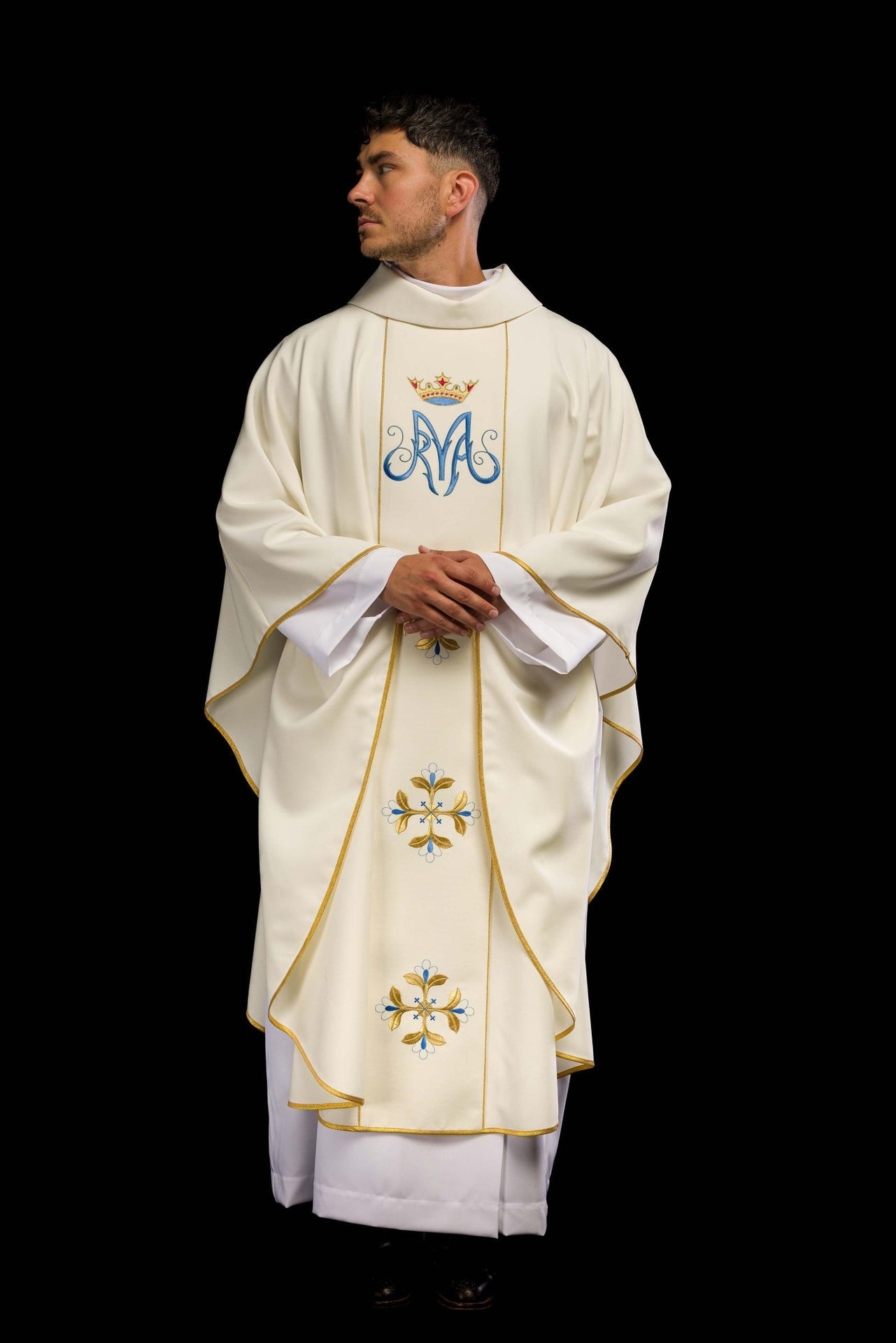 Maryjny ornat liturgiczny z pasem