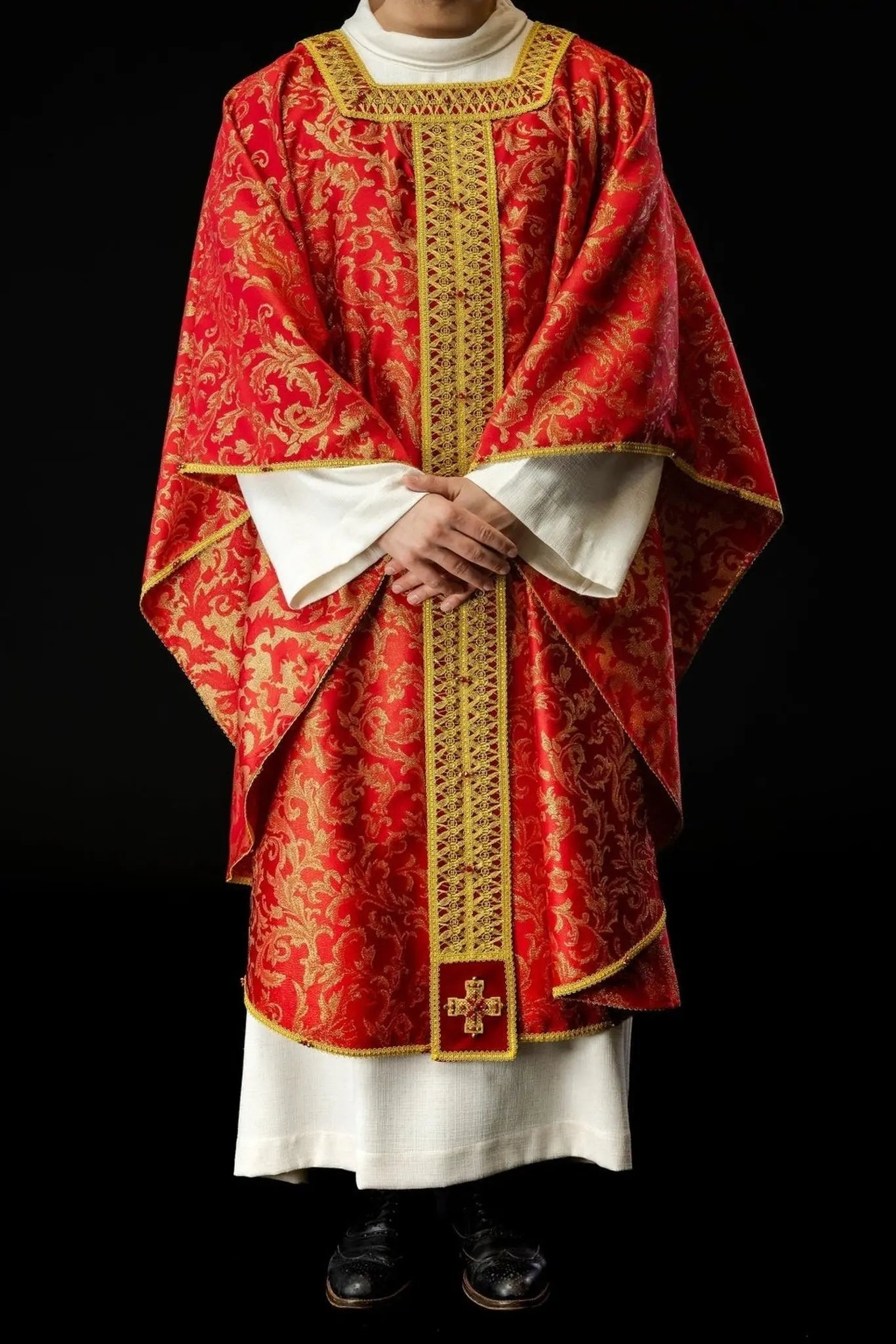 Handmade Chasuble with Natural Stones – Collection Handmade 7009
