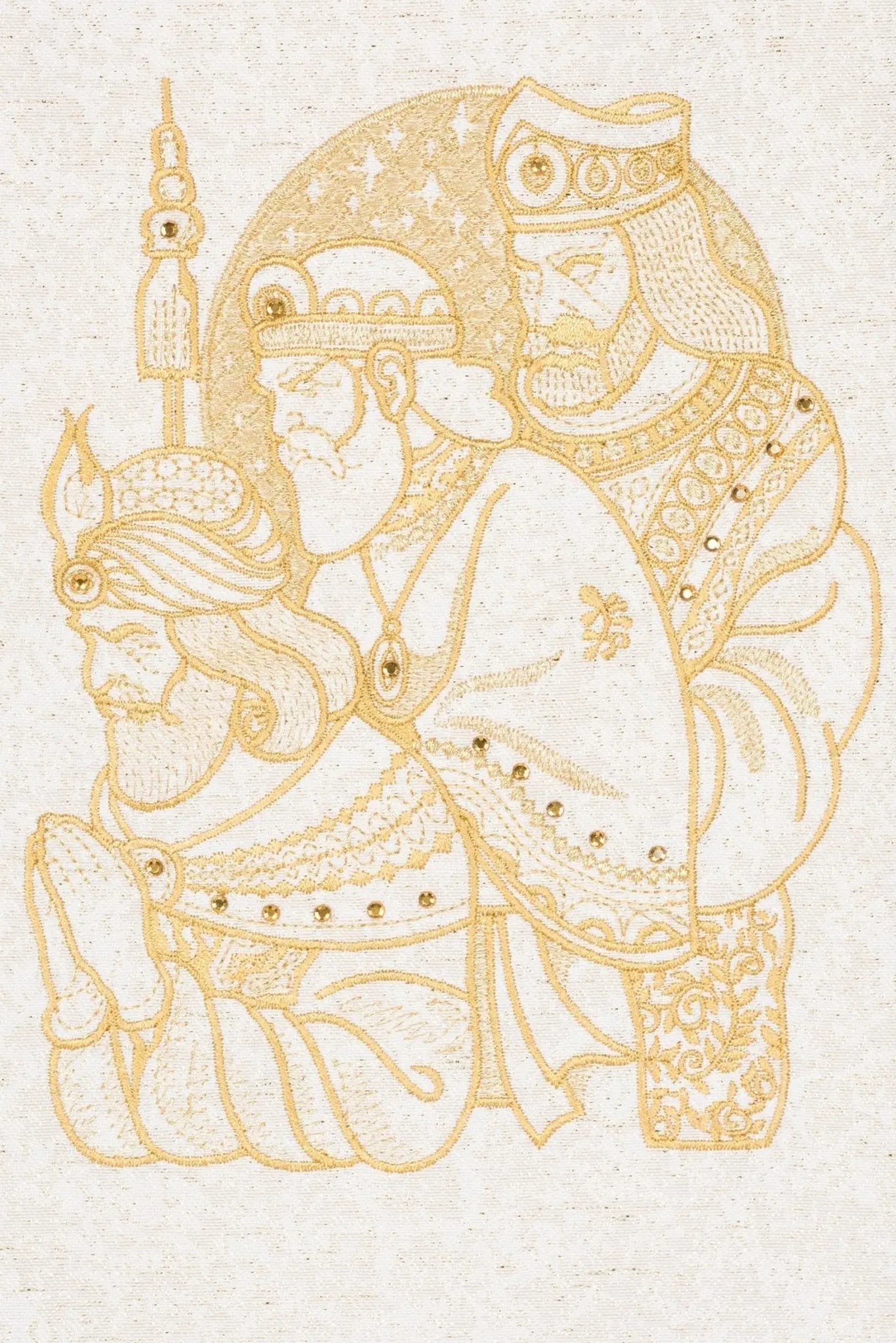 Embroidered priest's stole with Three Kings motif