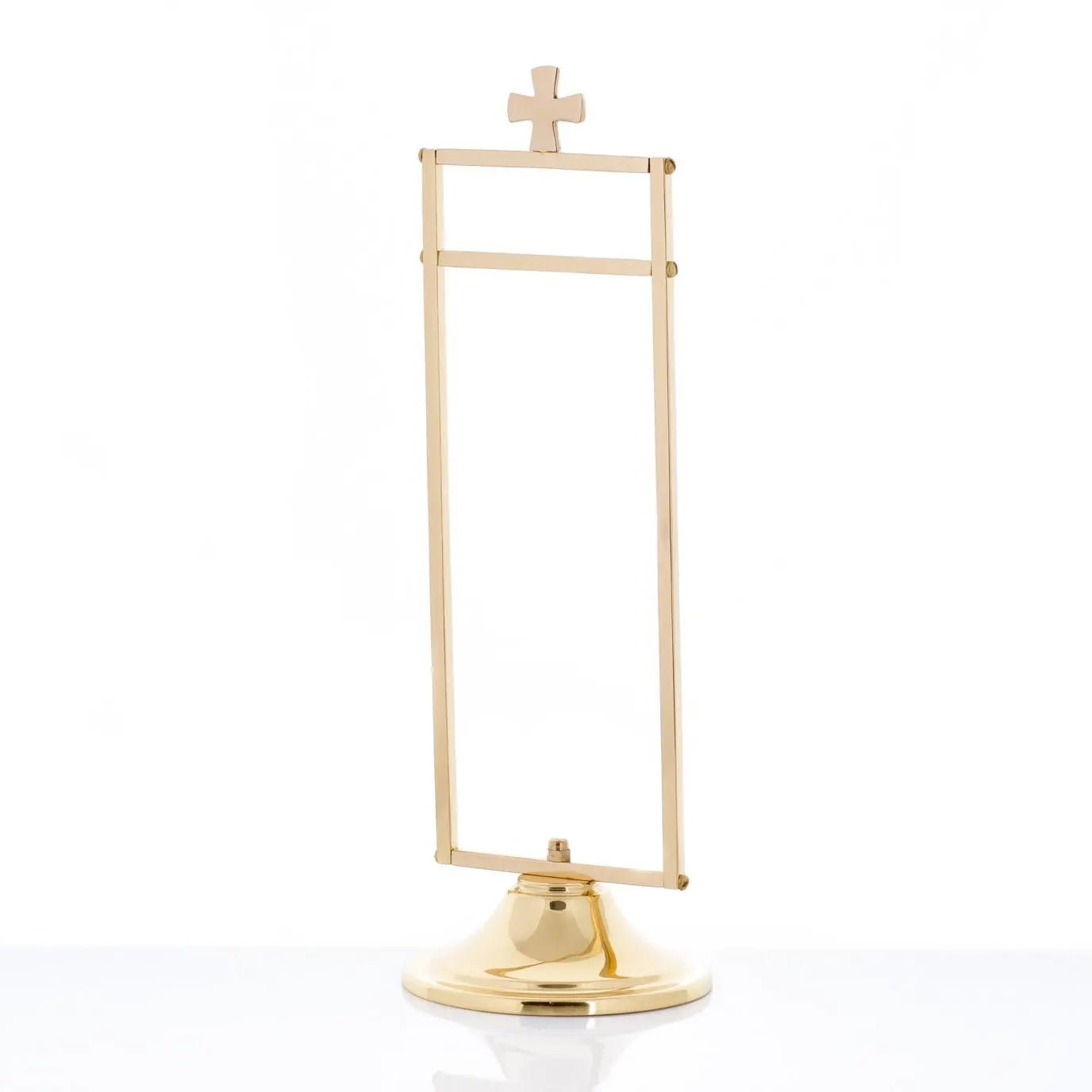 Brass Purificator Hanger with Cross – 30 cm