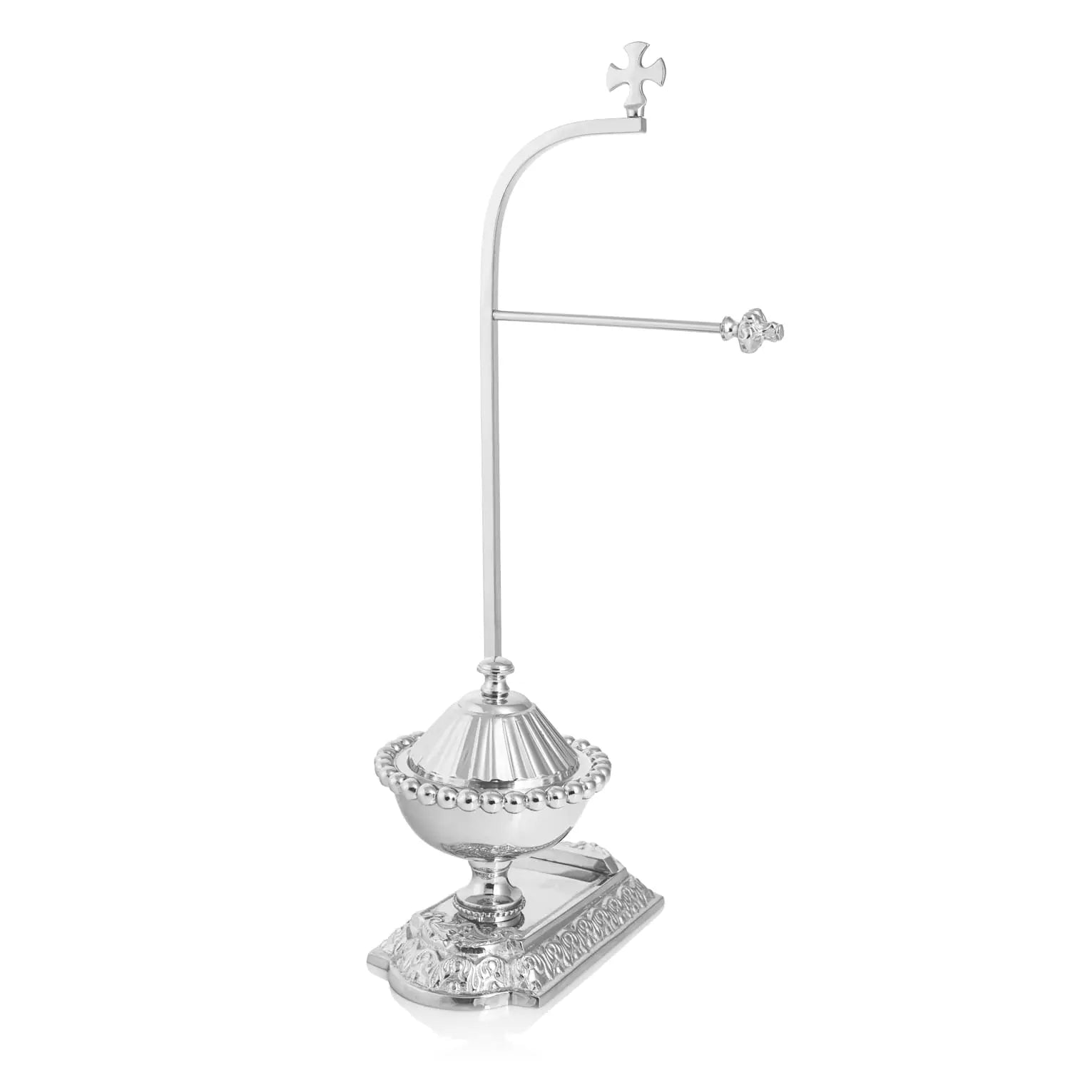 Nickel-Plated Brass Purificator Hanger with Vasculum – 38 cm