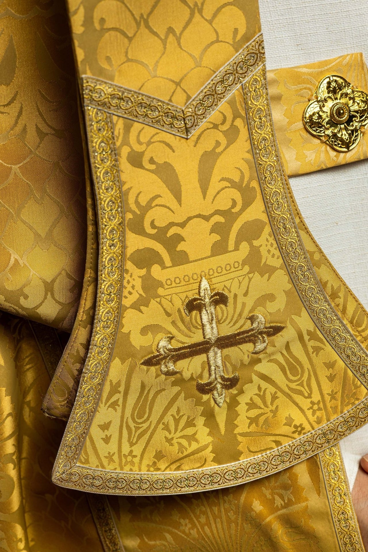 Żakardowa kapa rzymska gładka